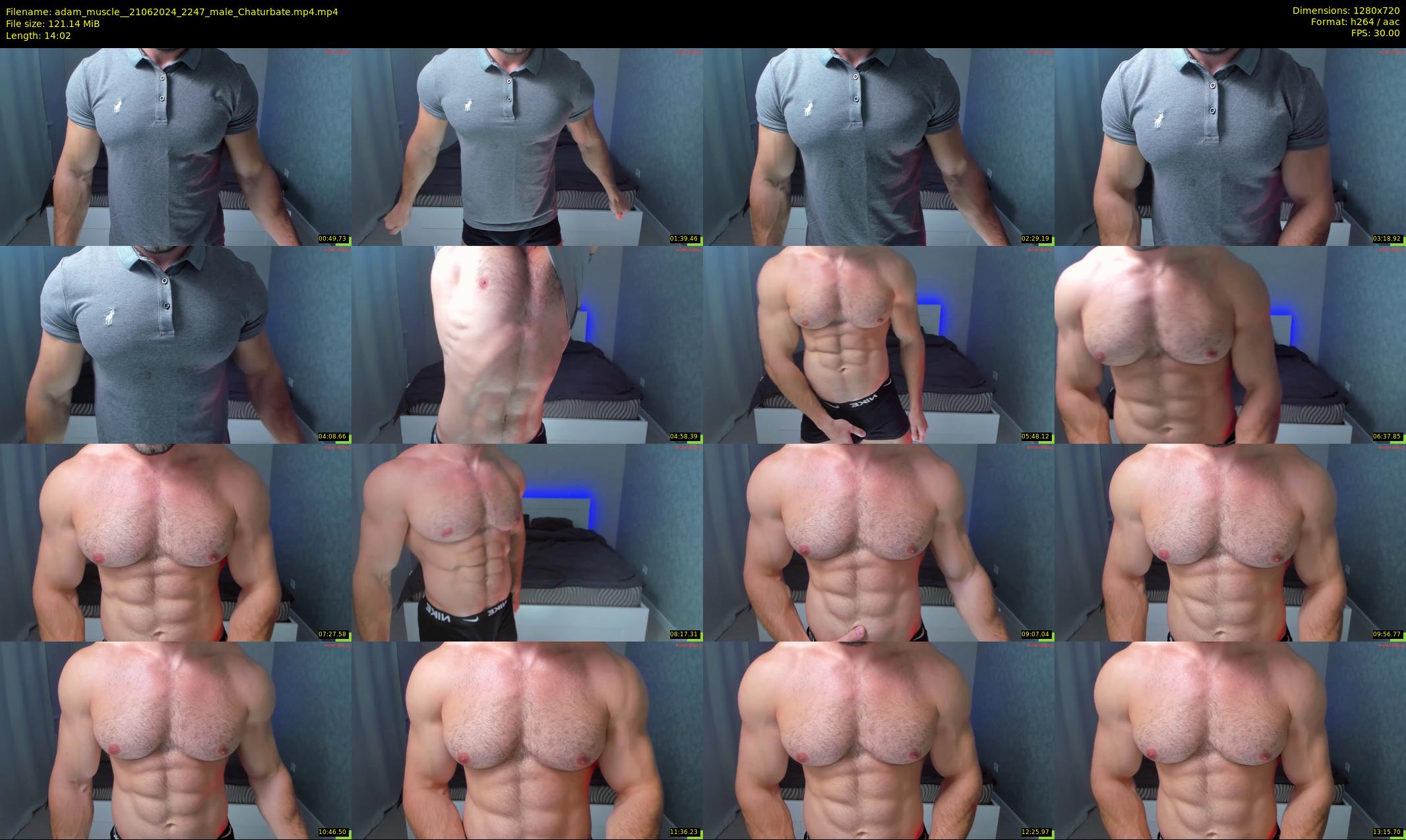 adam_muscle_ — 15 minute Chaturbate male cam show recording, 720p, Jun 21, 2024