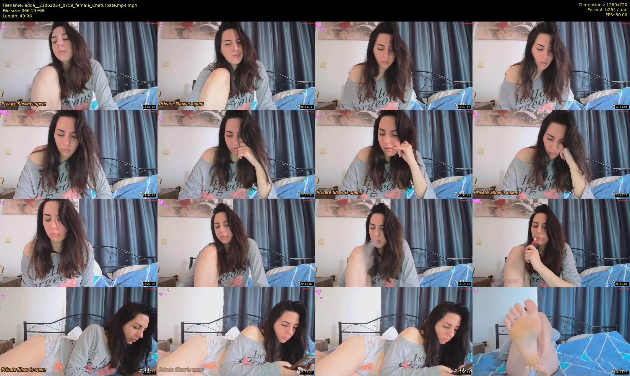 adda_ — 50 minute Chaturbate female cam show recording, 720p, Jun 21, 2024