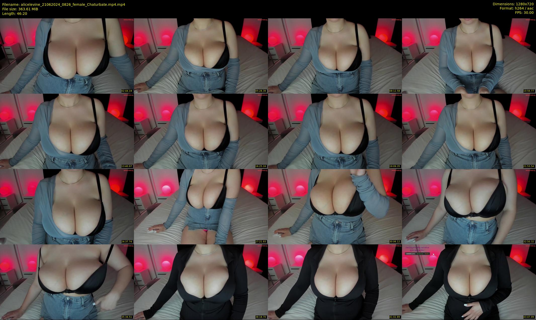 alicelevine — 47 minute Chaturbate female cam show recording, 720p, Jun 21, 2024