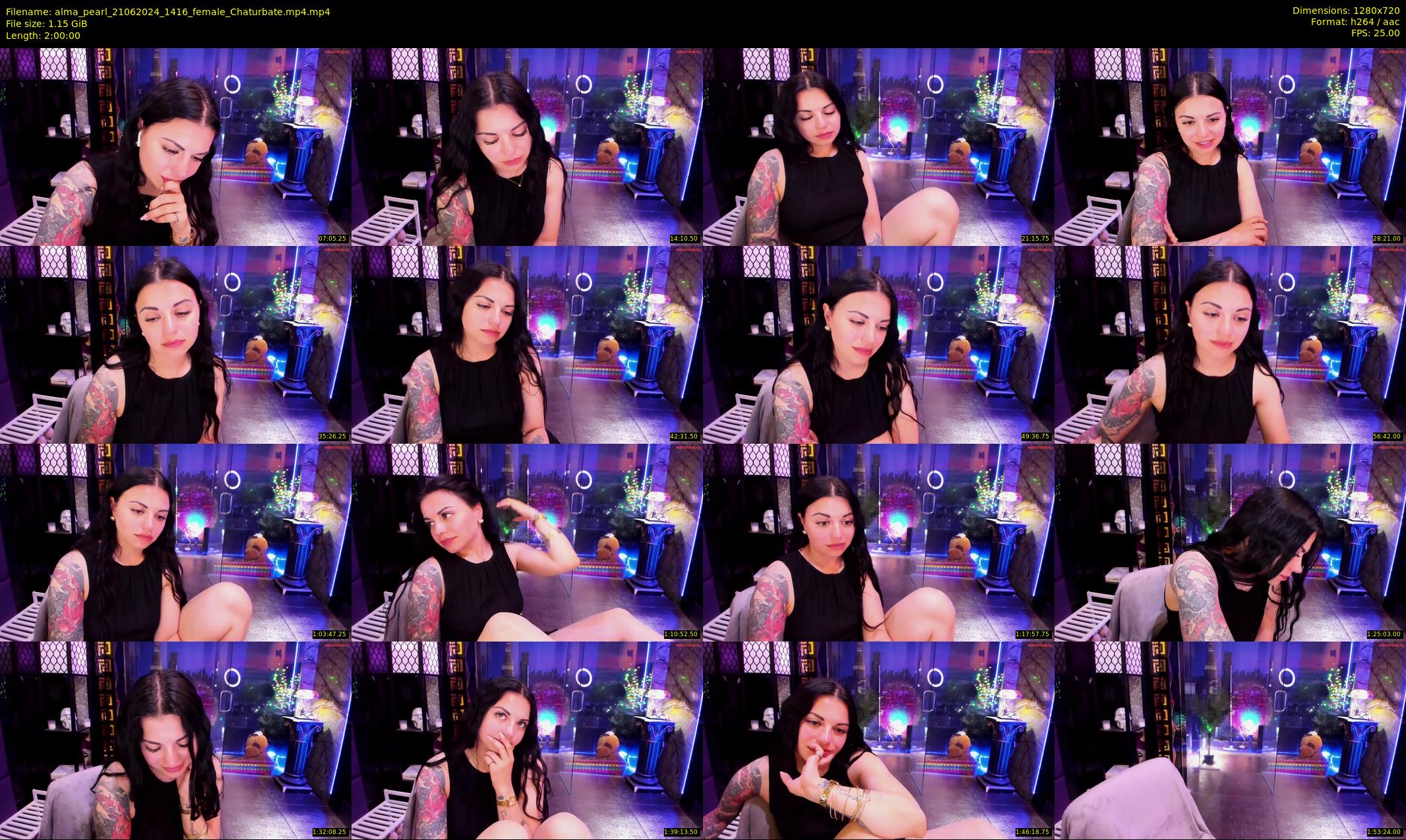 alma_pearl — 120 minute Chaturbate female cam show recording, 720p, Jun 21, 2024