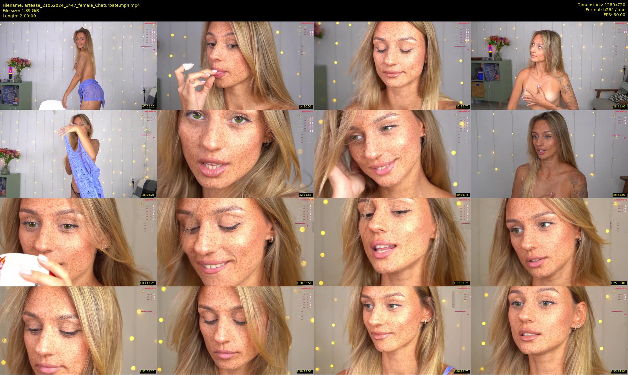 artease — 120 minute Chaturbate female cam show recording, 720p, Jun 21, 2024