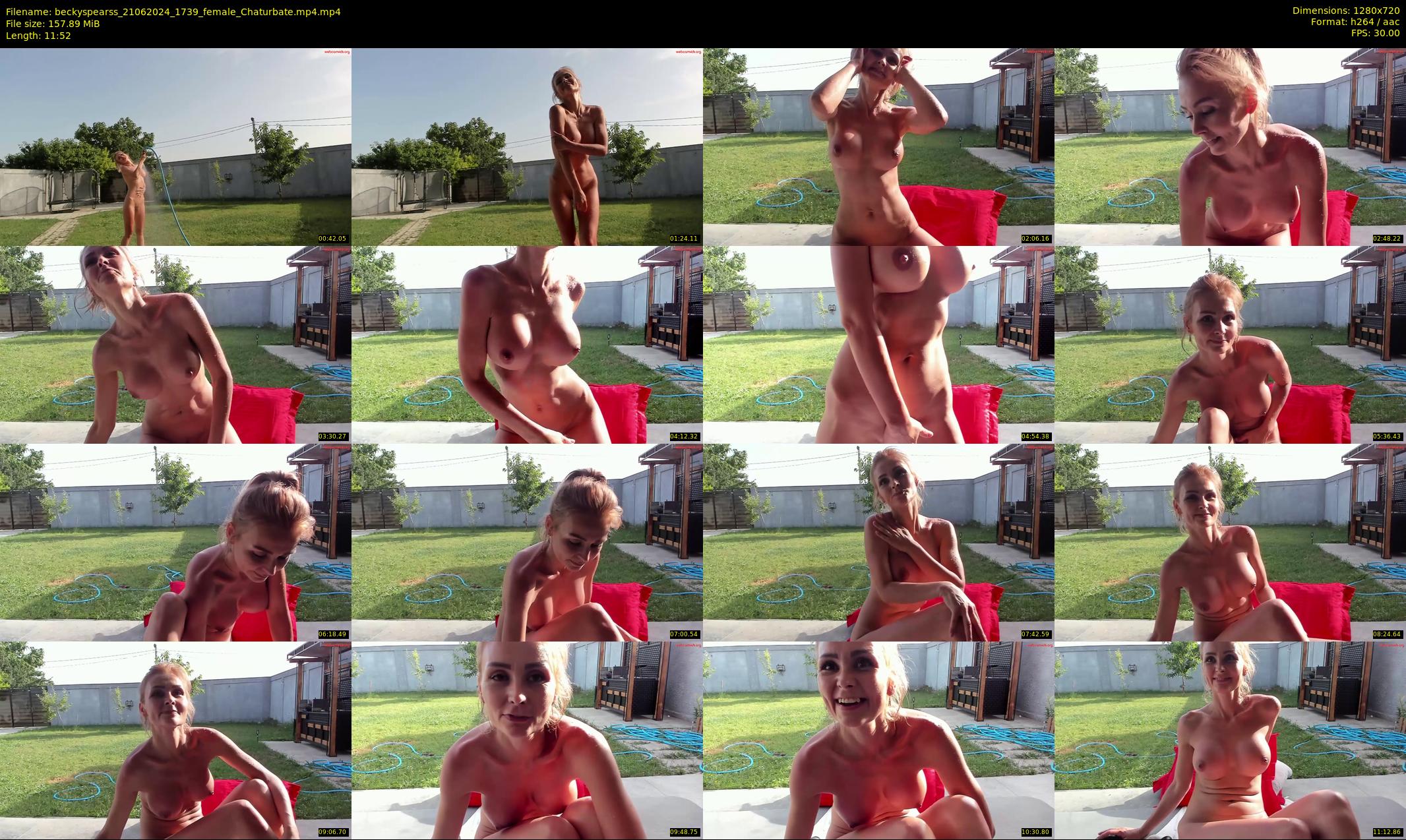 beckyspearss — 12 minute Chaturbate female cam show recording, 720p, Jun 21, 2024