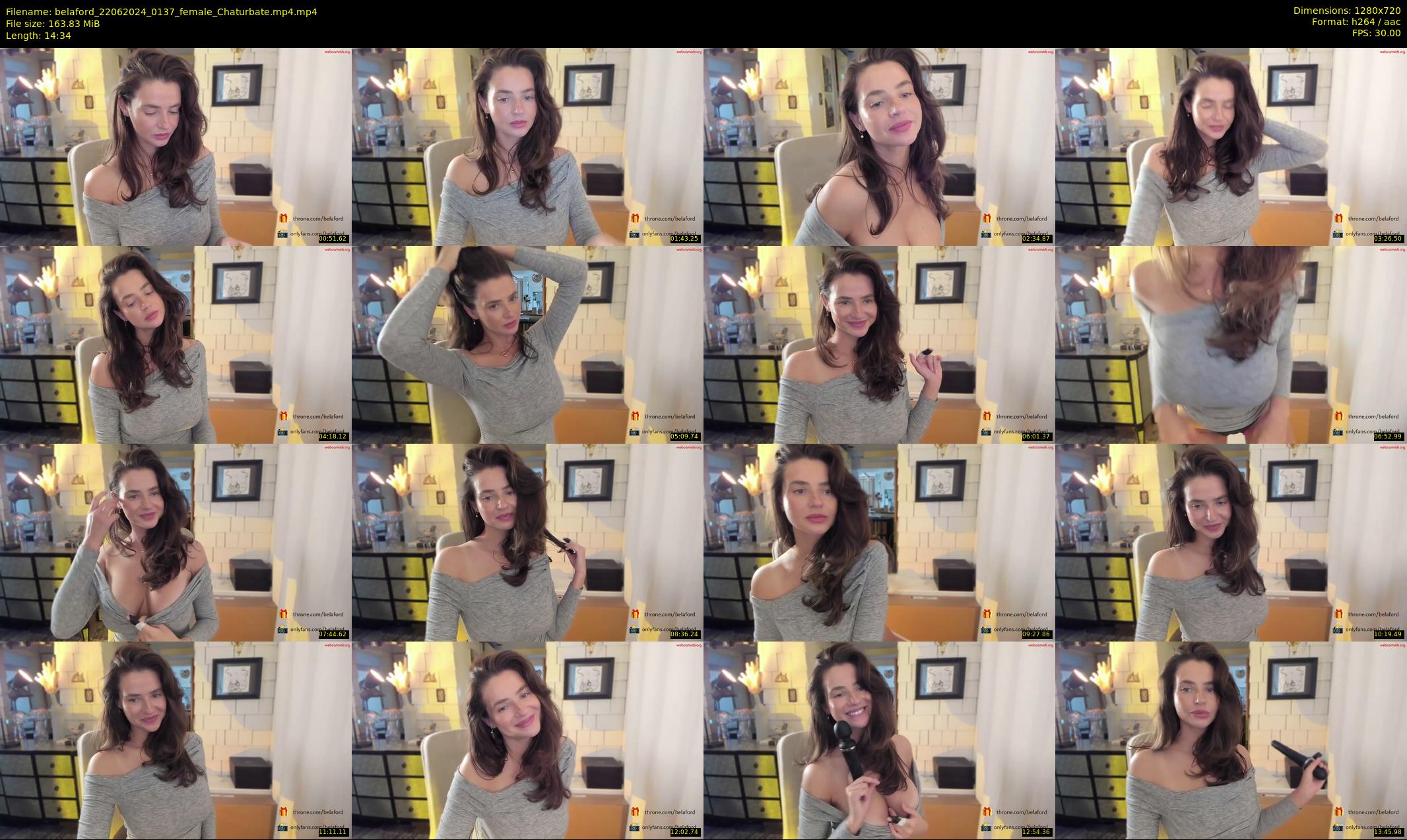 belaford — 15 minute Chaturbate female cam show recording, 720p, Jun 22, 2024