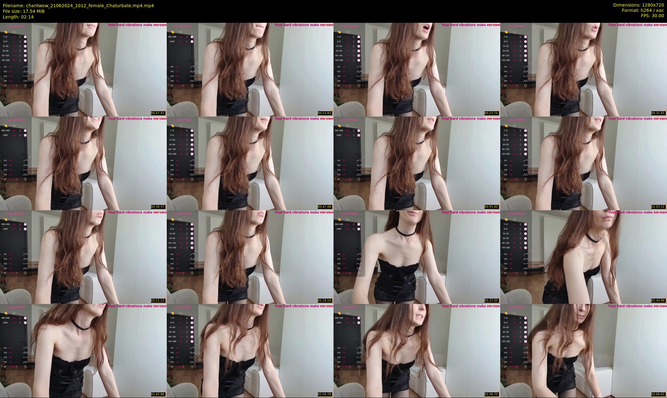 chantwow — 3 minute Chaturbate female cam show recording, 720p, Jun 21, 2024