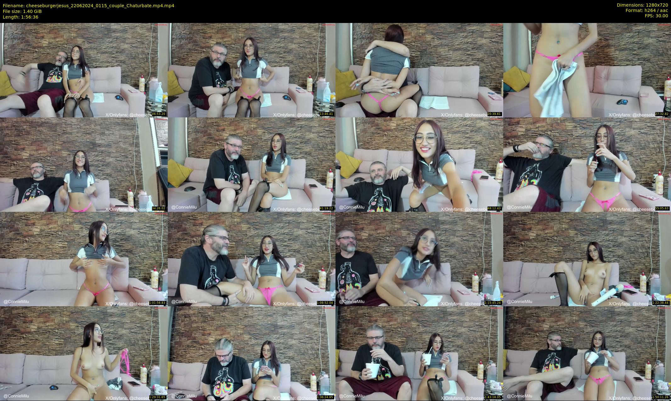 cheeseburgerjesus — 117 minute Chaturbate couple cam show recording, 720p, Jun 22, 2024