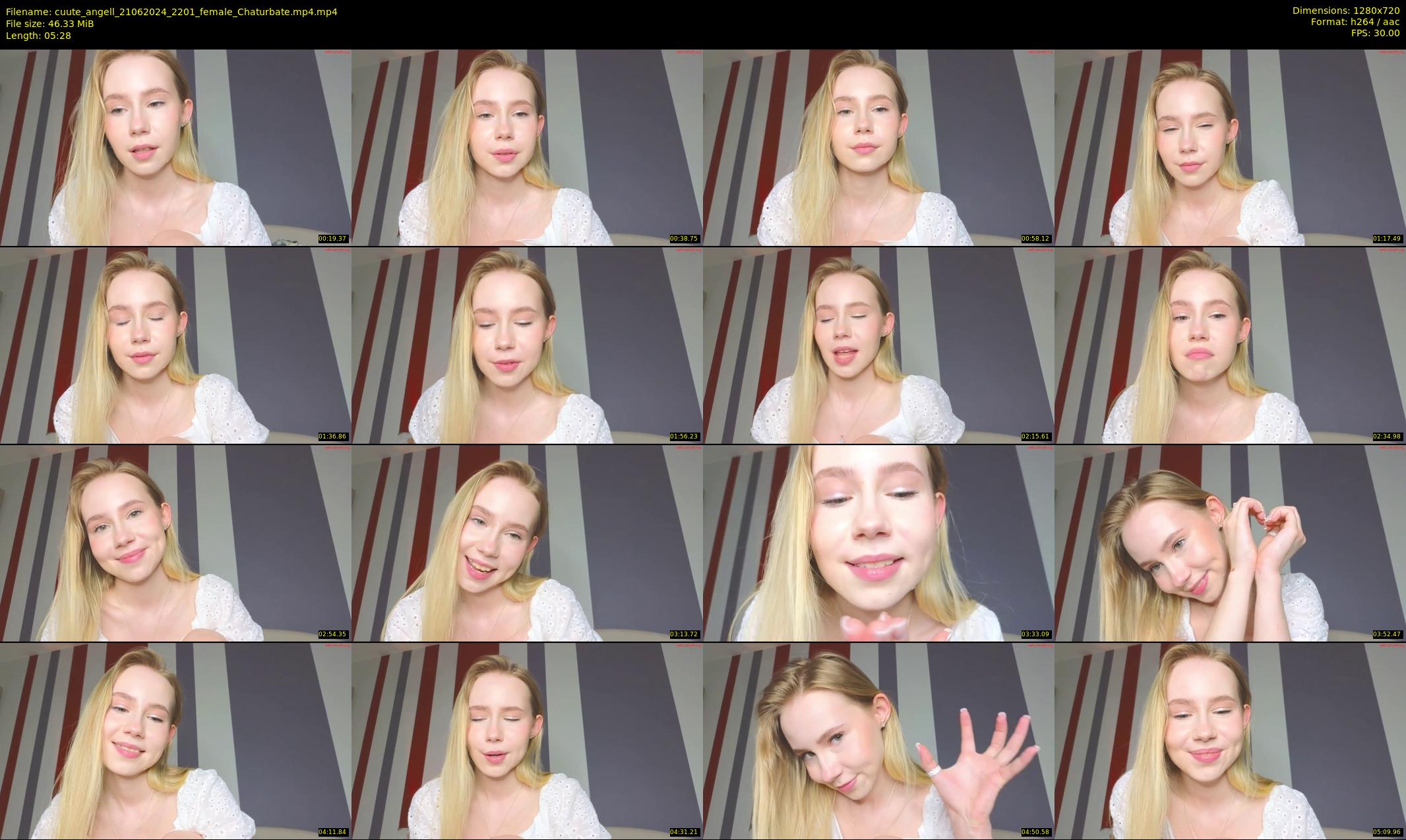 cuute_angell — 6 minute Chaturbate female cam show recording, 720p, Jun 21, 2024