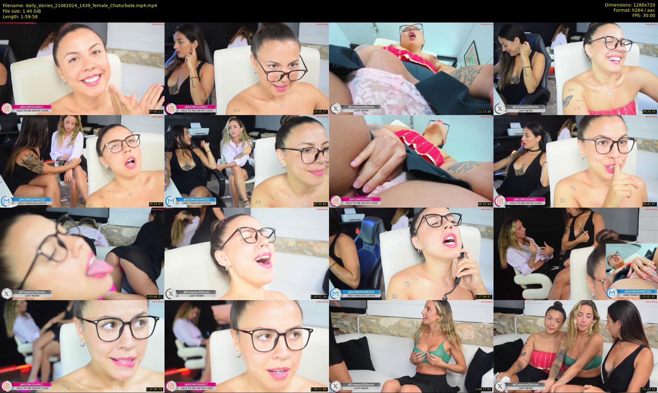 daily_stories — 120 minute Chaturbate couple cam show recording, 720p, Jun 21, 2024