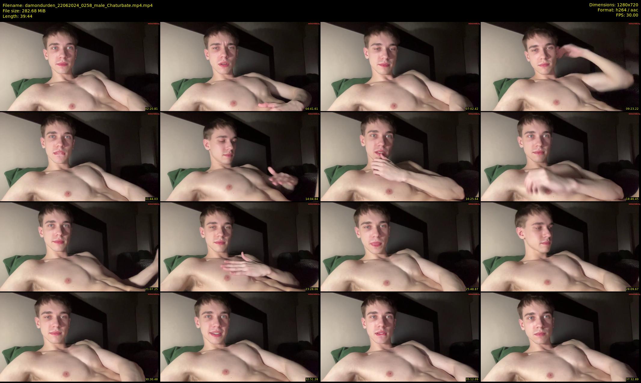 damondurden — 40 minute Chaturbate male cam show recording, 720p, Jun 22, 2024