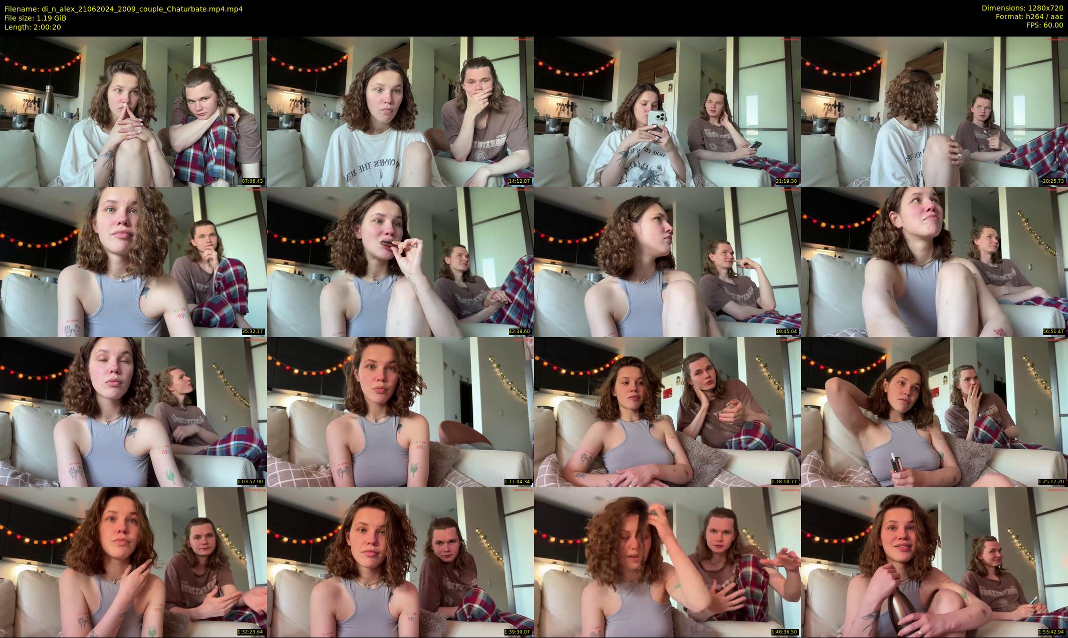 di_n_alex — 121 minute Chaturbate couple cam show recording, 720p, Jun 21, 2024
