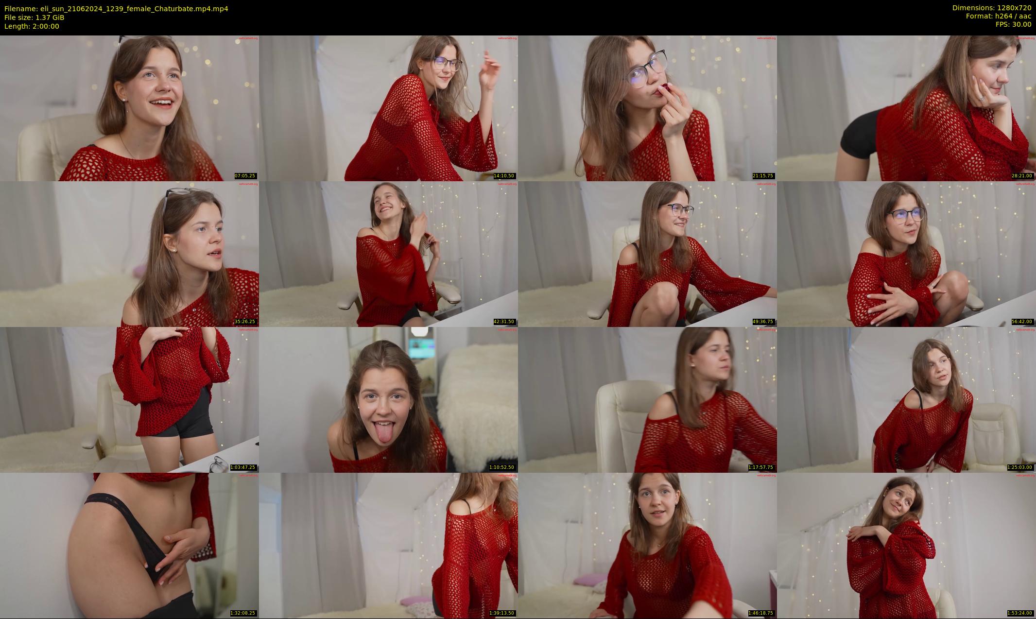 eli_sun — 120 minute Chaturbate female cam show recording, 720p, Jun 21, 2024