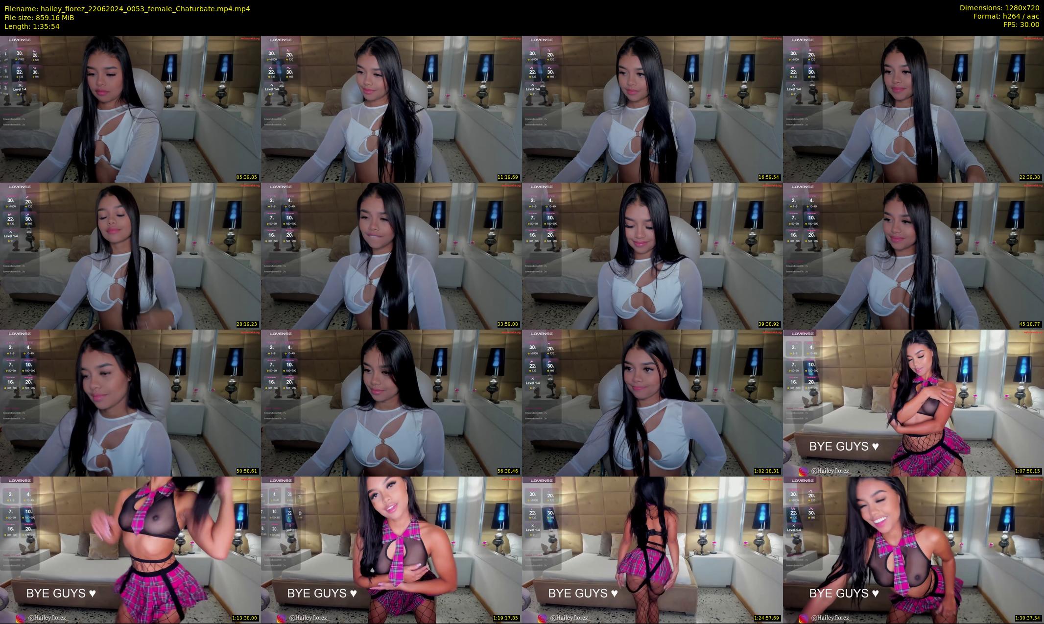 hailey_florez — 96 minute Chaturbate female cam show recording, 720p, Jun 22, 2024