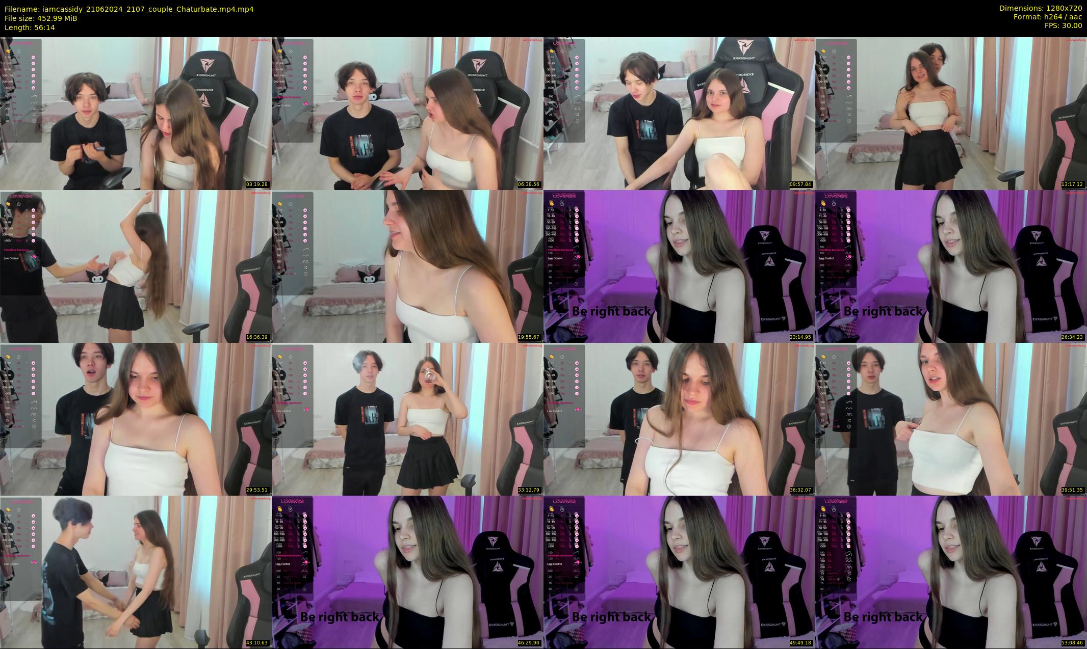 iamcassidy — 57 minute Chaturbate female cam show recording, 720p, Jun 21, 2024