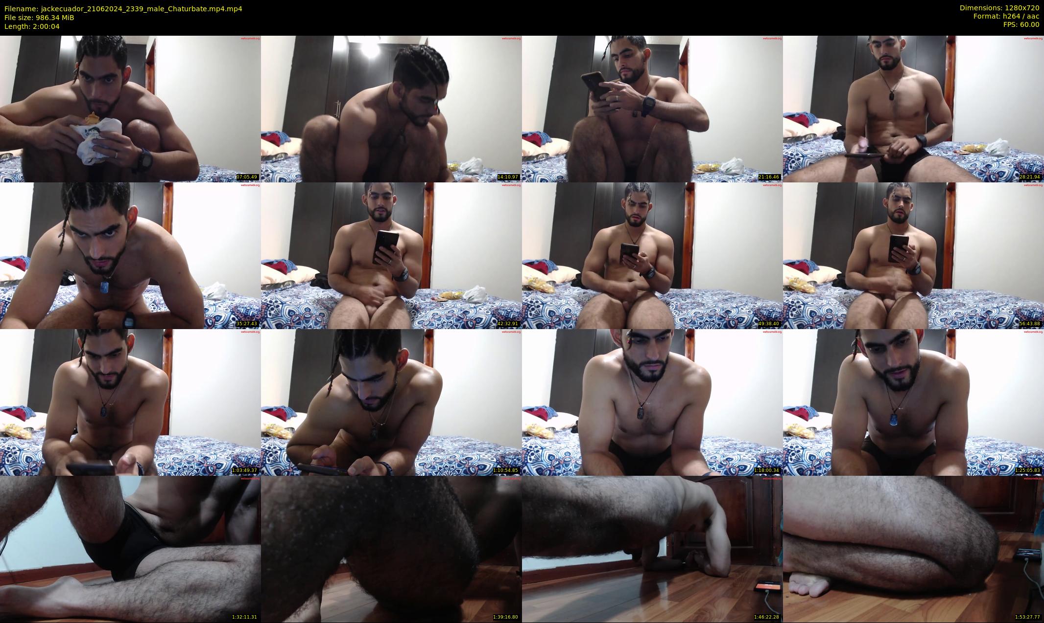 jackecuador — 121 minute Chaturbate male cam show recording, 720p, Jun 21, 2024