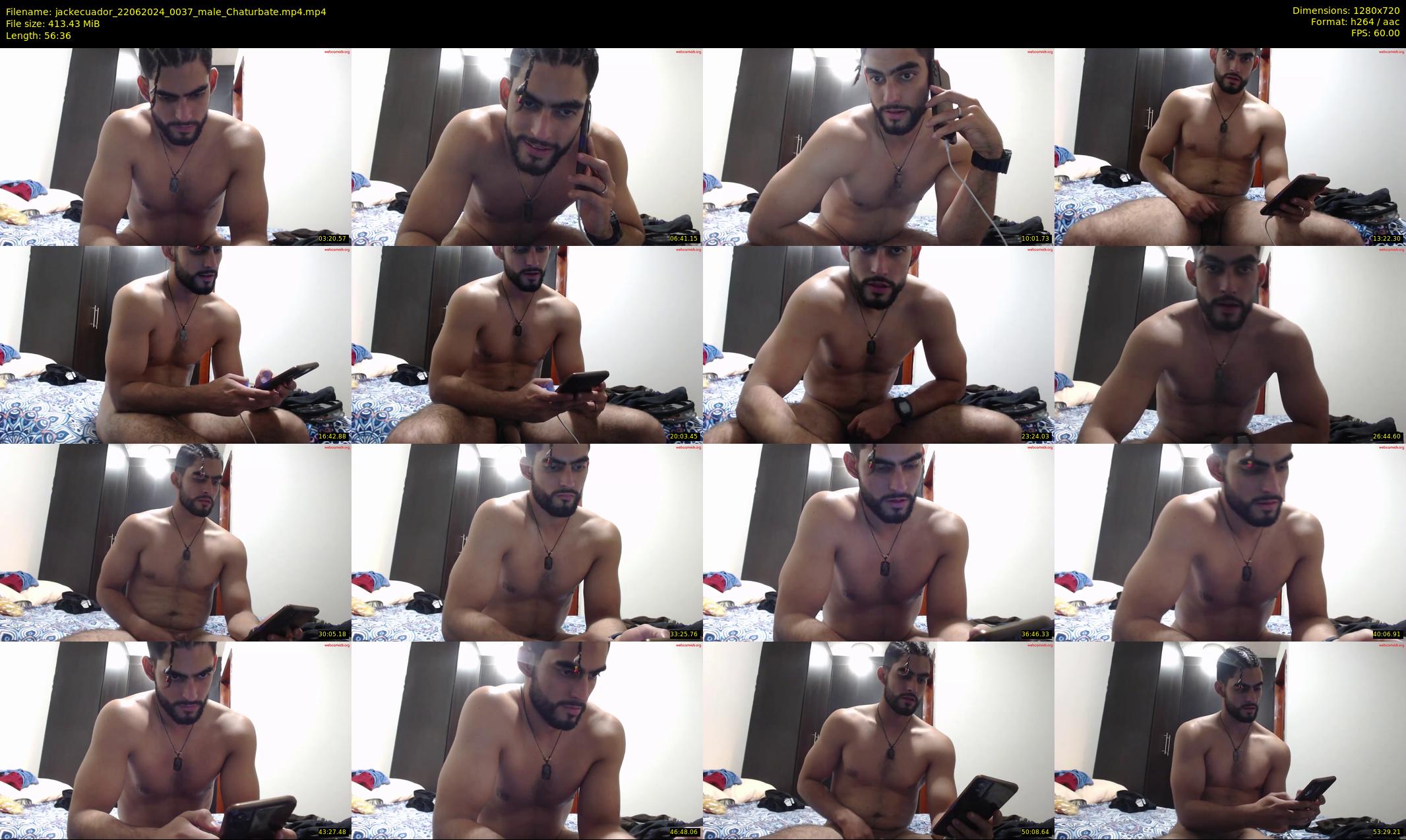 jackecuador — 57 minute Chaturbate male cam show recording, 720p, Jun 22, 2024