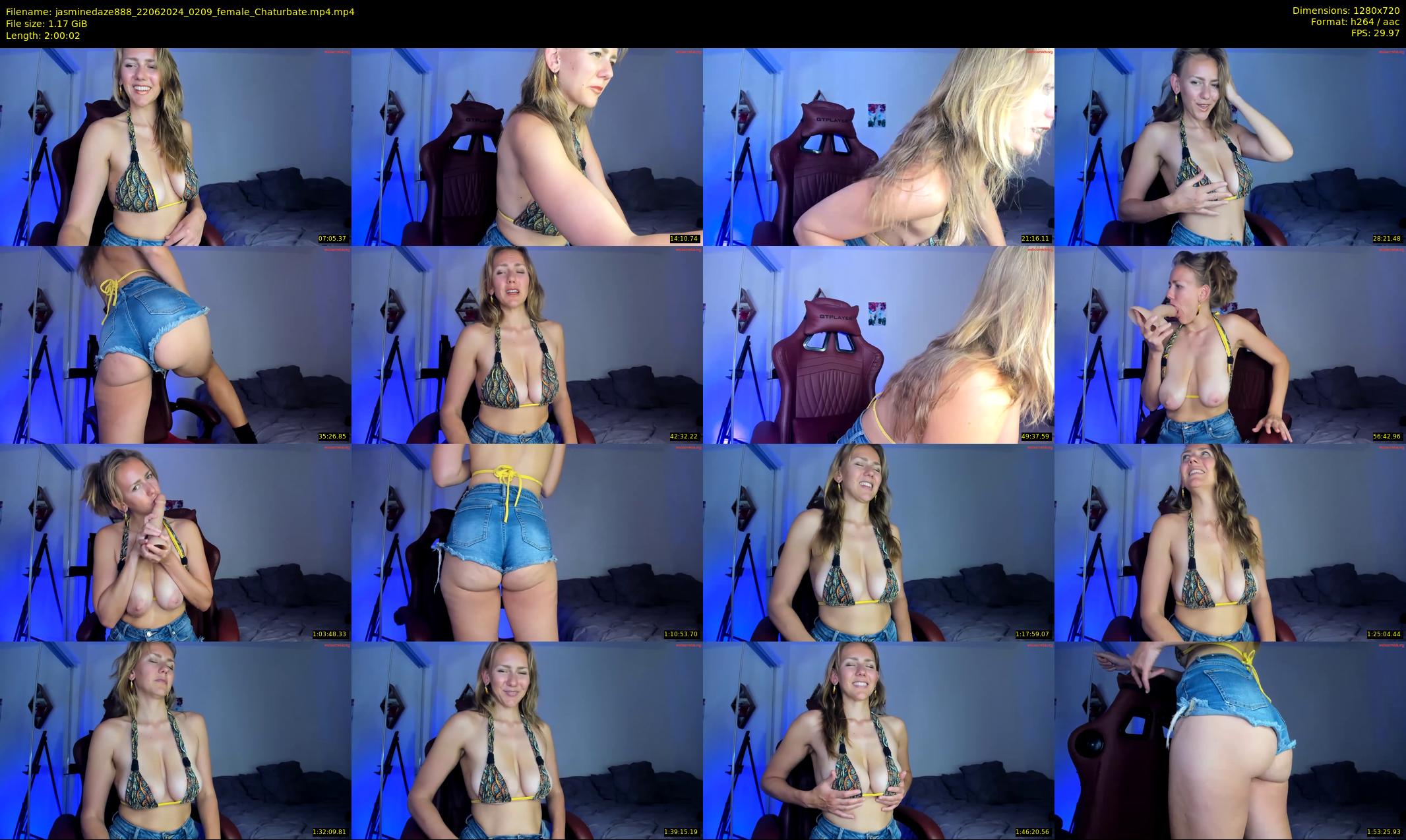 jasminedaze888 — 121 minute Chaturbate female cam show recording, 720p, Jun 22, 2024