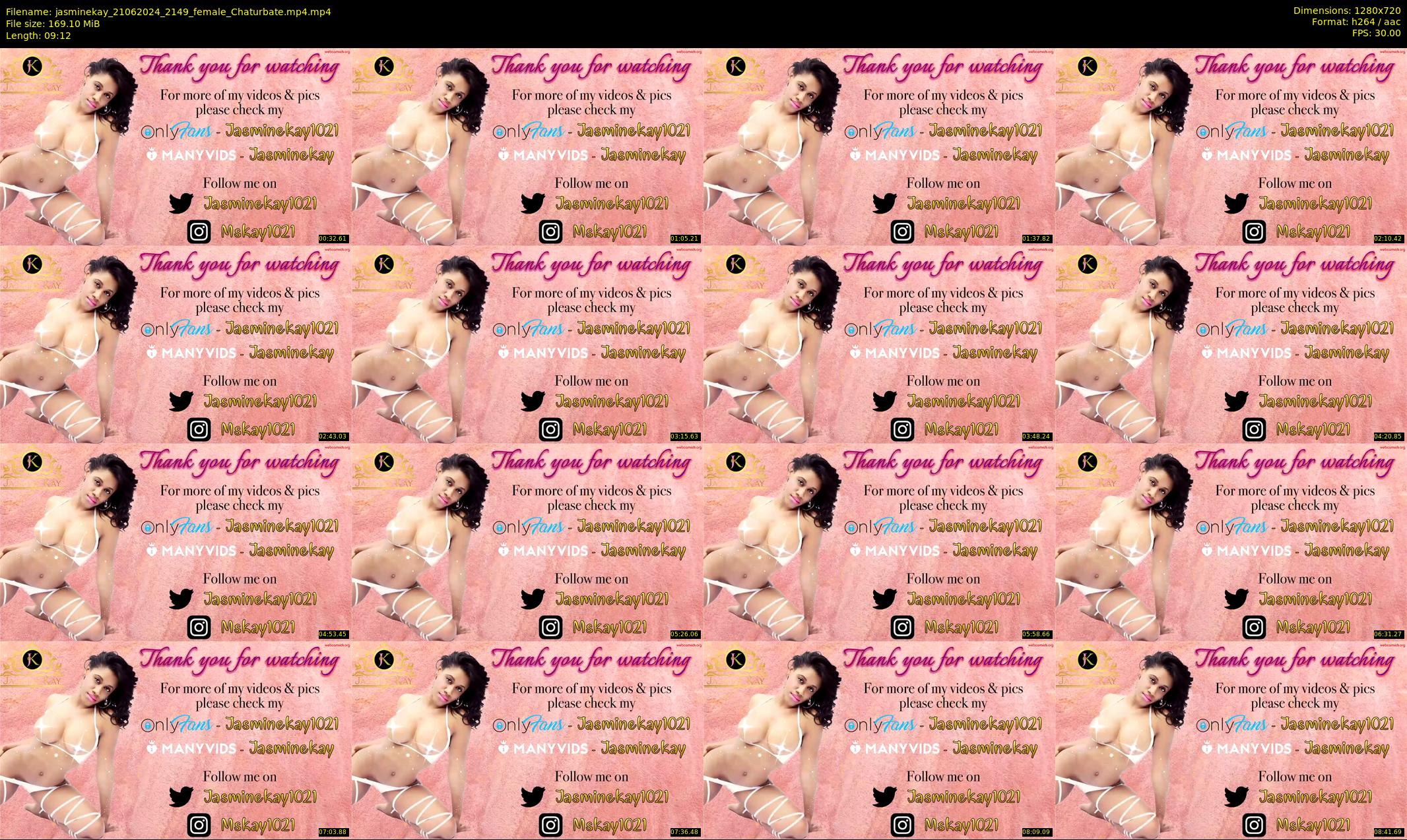 jasminekay — 10 minute Chaturbate female cam show recording, 720p, Jun 21, 2024
