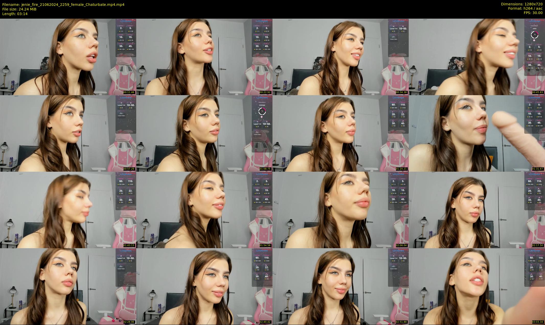 jenie_fire — 4 minute Chaturbate female cam show recording, 720p, Jun 21, 2024