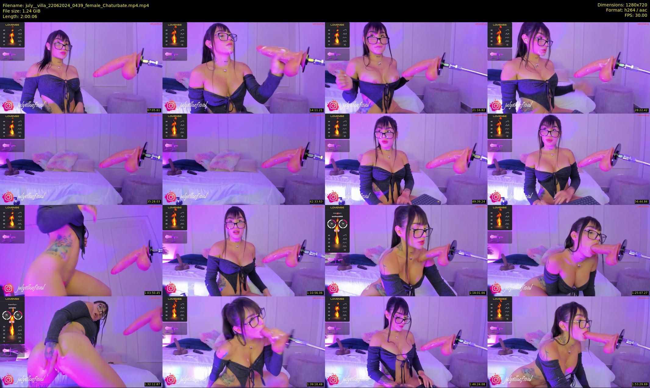 july__villa — 121 minute Chaturbate female cam show recording, 720p, Jun 22, 2024