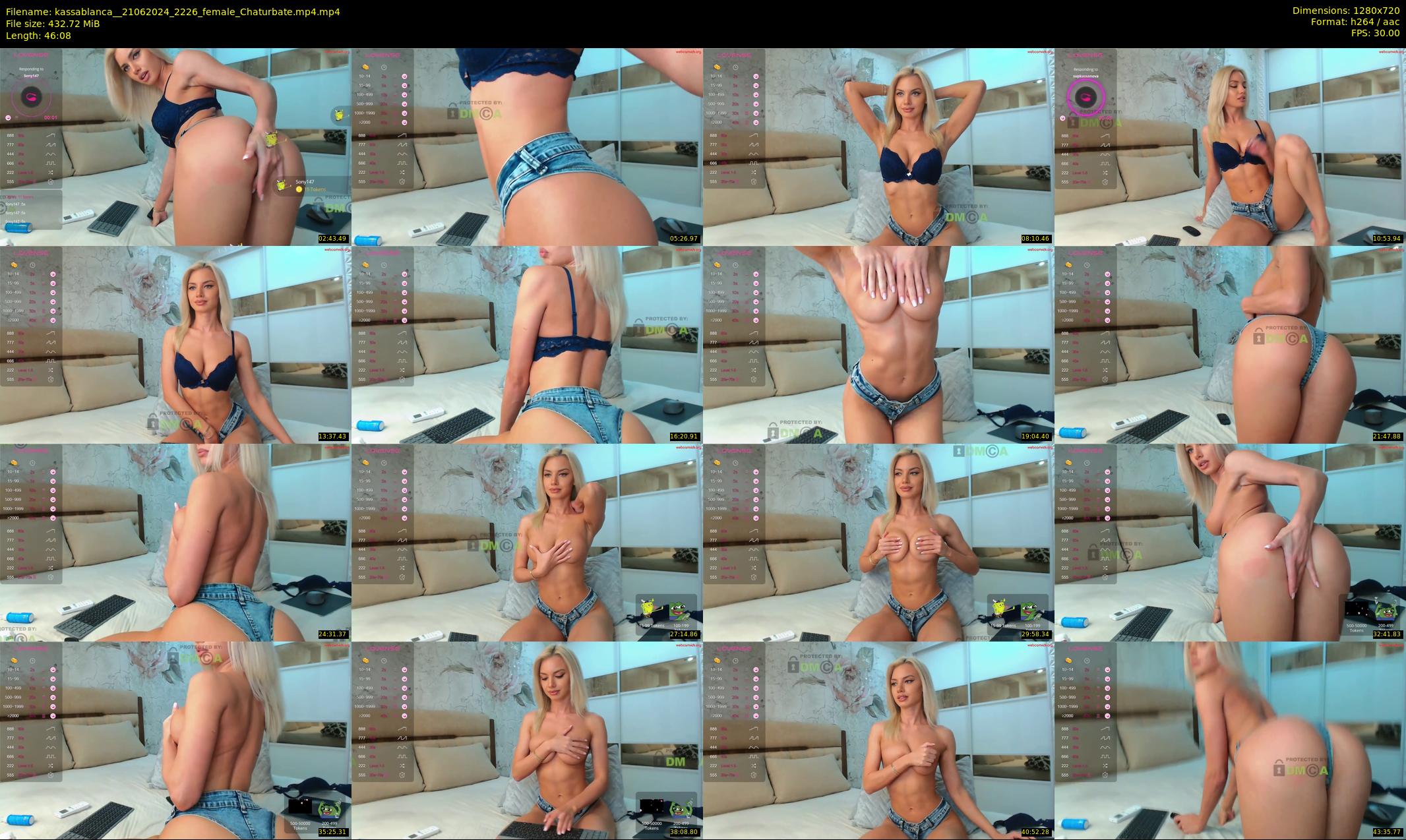 kassablanca_ — 47 minute Chaturbate female cam show recording, 720p, Jun 21, 2024