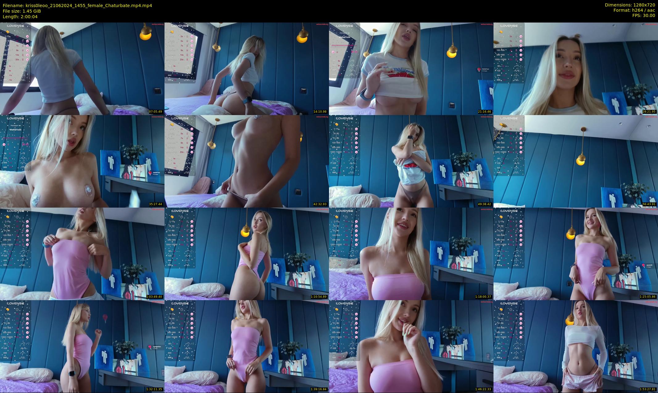 kriss0leoo — 121 minute Chaturbate couple cam show recording, 720p, Jun 21, 2024