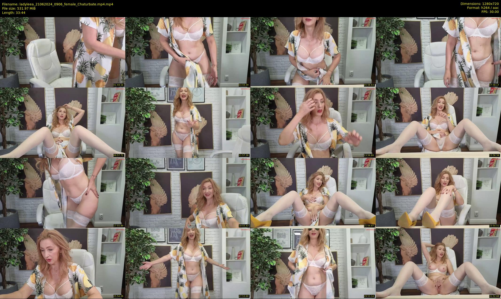 ladyleea — 34 minute Chaturbate female cam show recording, 720p, Jun 21, 2024