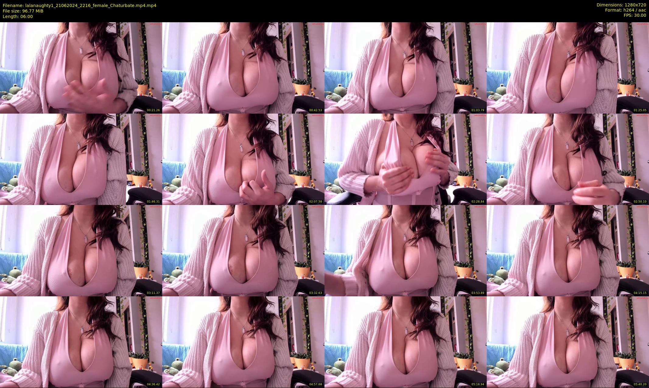 lalanaughty1 — 6 minute Chaturbate female cam show recording, 720p, Jun 21, 2024