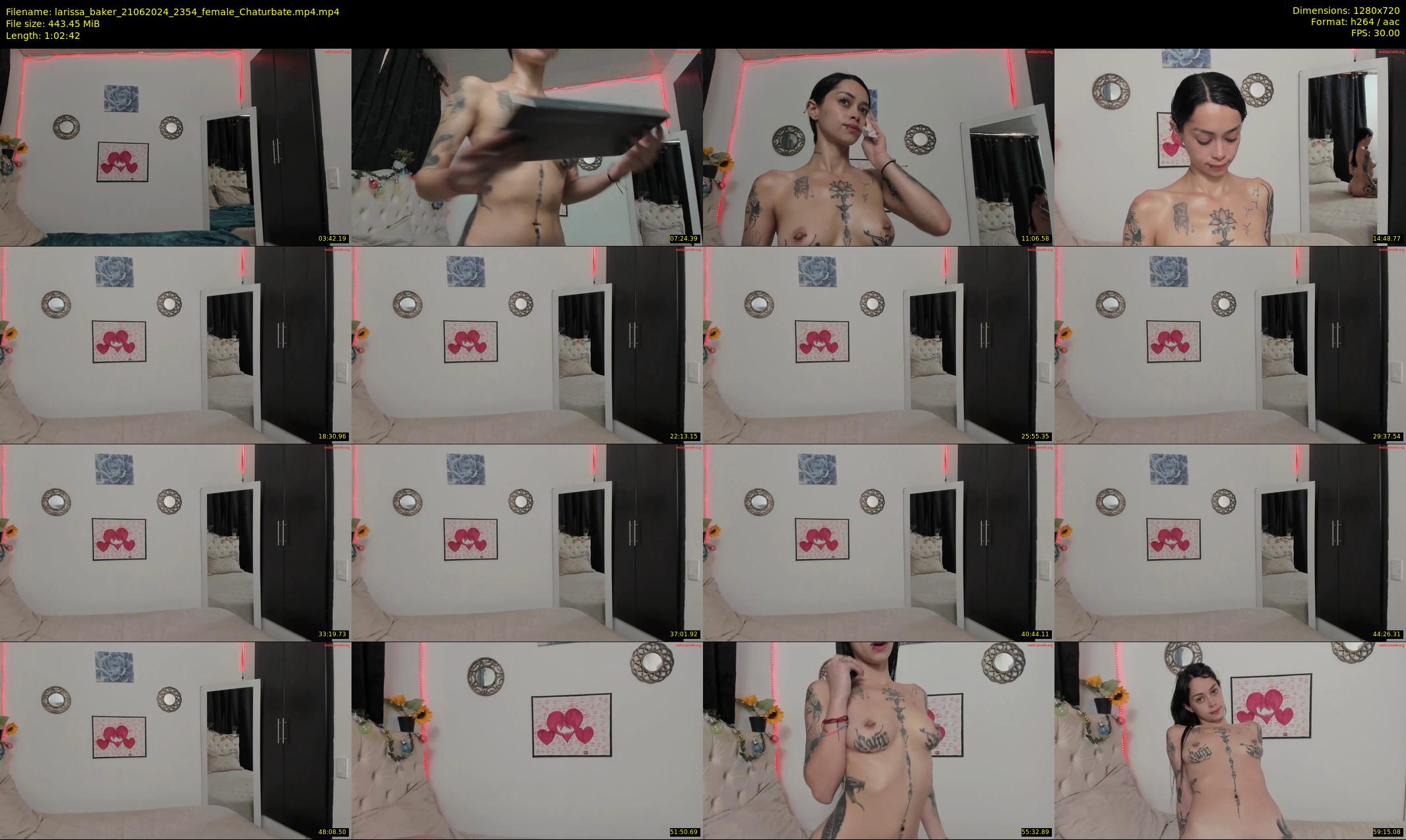 larissa_baker — 63 minute Chaturbate female cam show recording, 720p, Jun 21, 2024