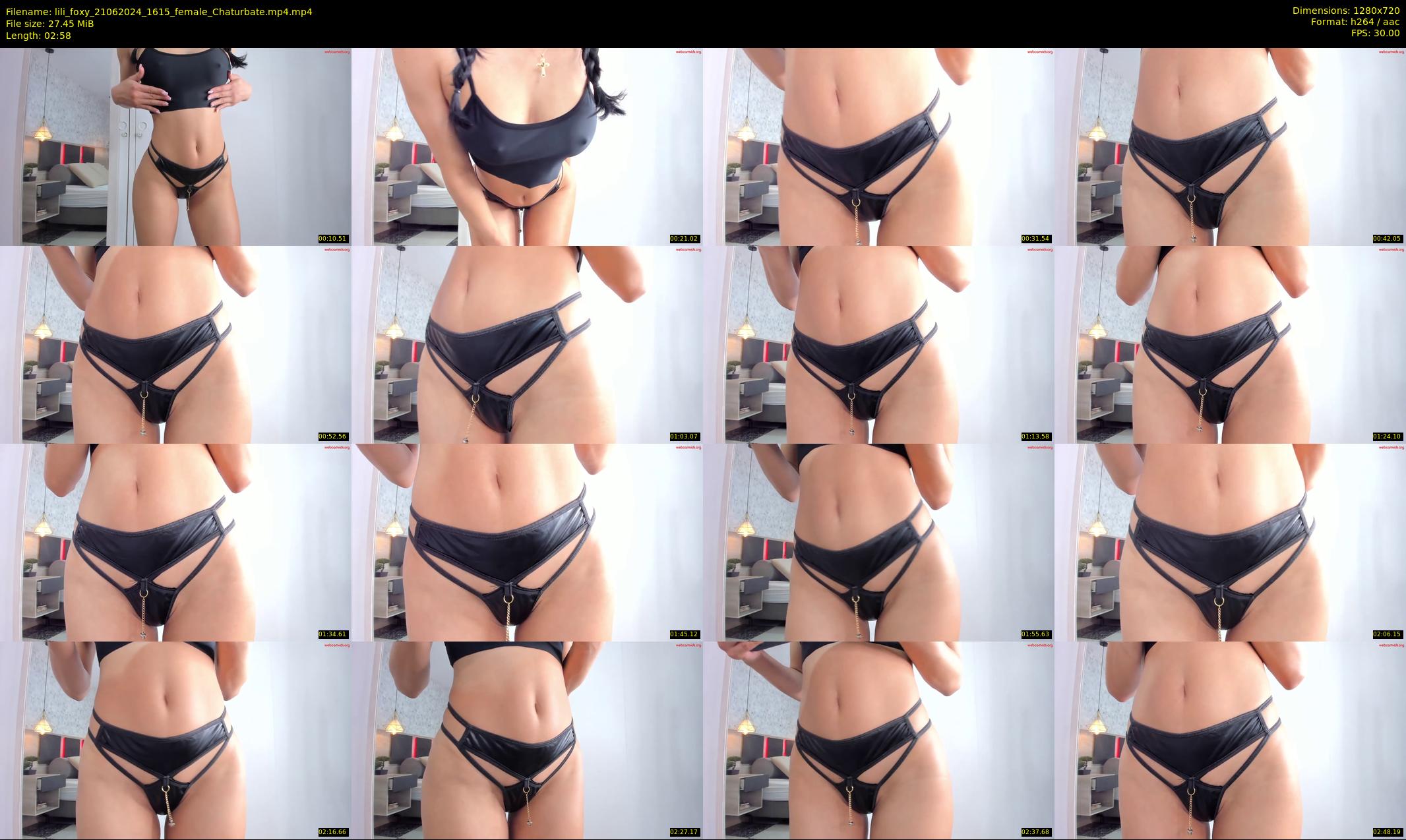 lili_foxy — 3 minute Chaturbate female cam show recording, 720p, Jun 21, 2024