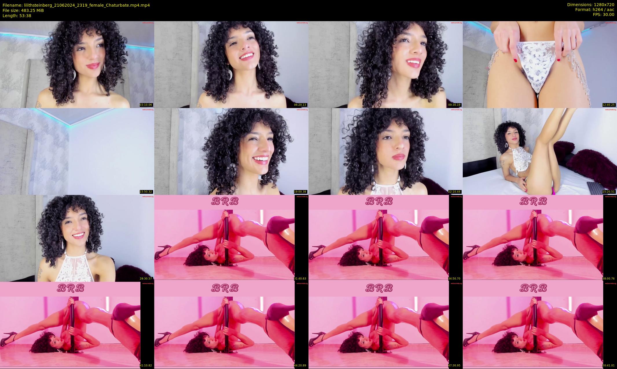 lilithsteinberg — 54 minute Chaturbate female cam show recording, 720p, Jun 21, 2024