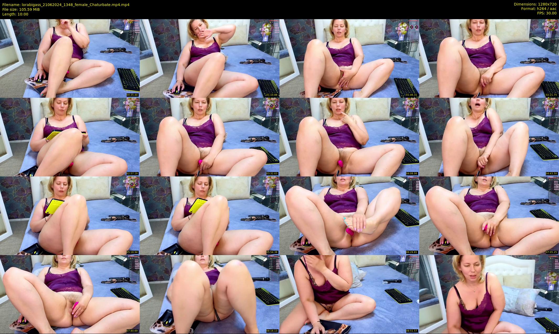 lorabigass — 10 minute Chaturbate female cam show recording, 720p, Jun 21, 2024