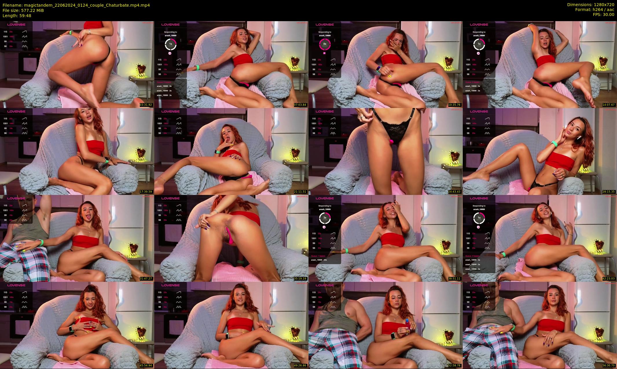magictandem — 60 minute Chaturbate couple cam show recording, 720p, Jun 22, 2024