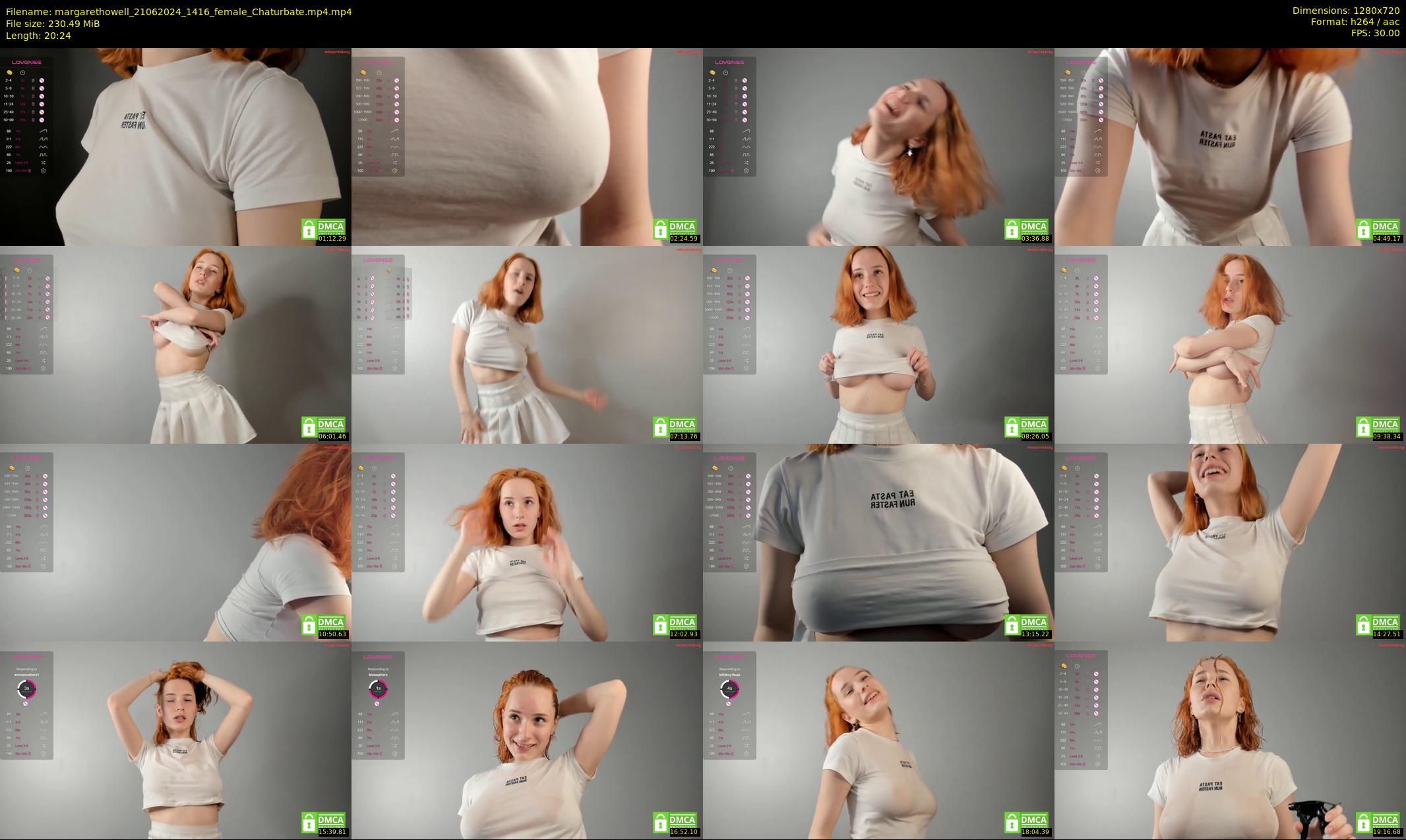 margarethowell — 21 minute Chaturbate female cam show recording, 720p, Jun 21, 2024
