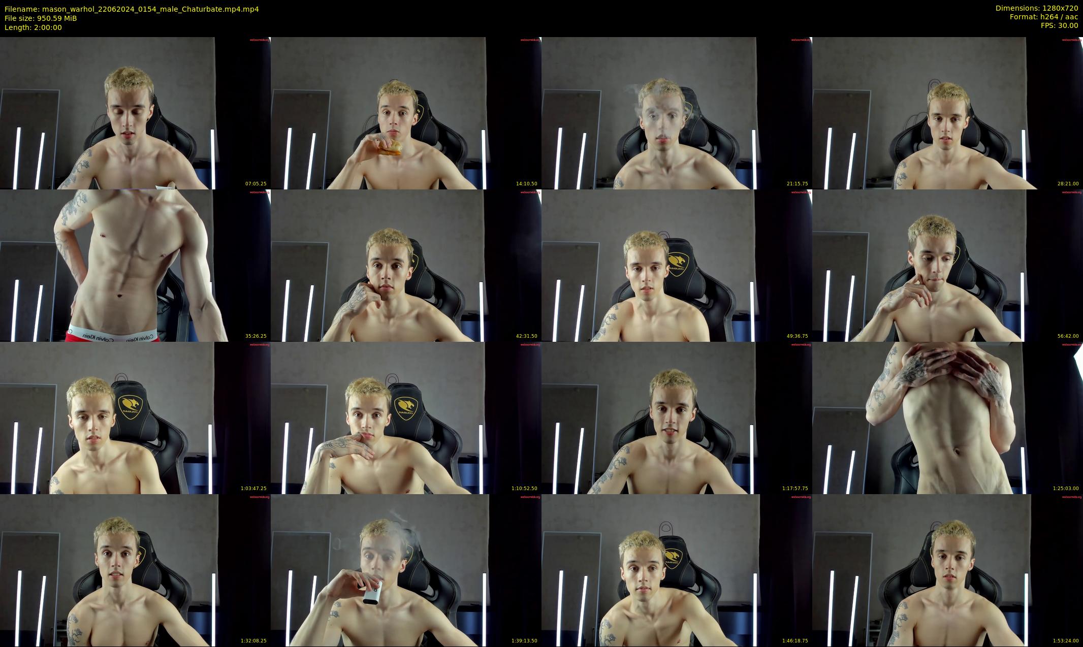 mason_warhol — 120 minute Chaturbate male cam show recording, 720p, Jun 22, 2024