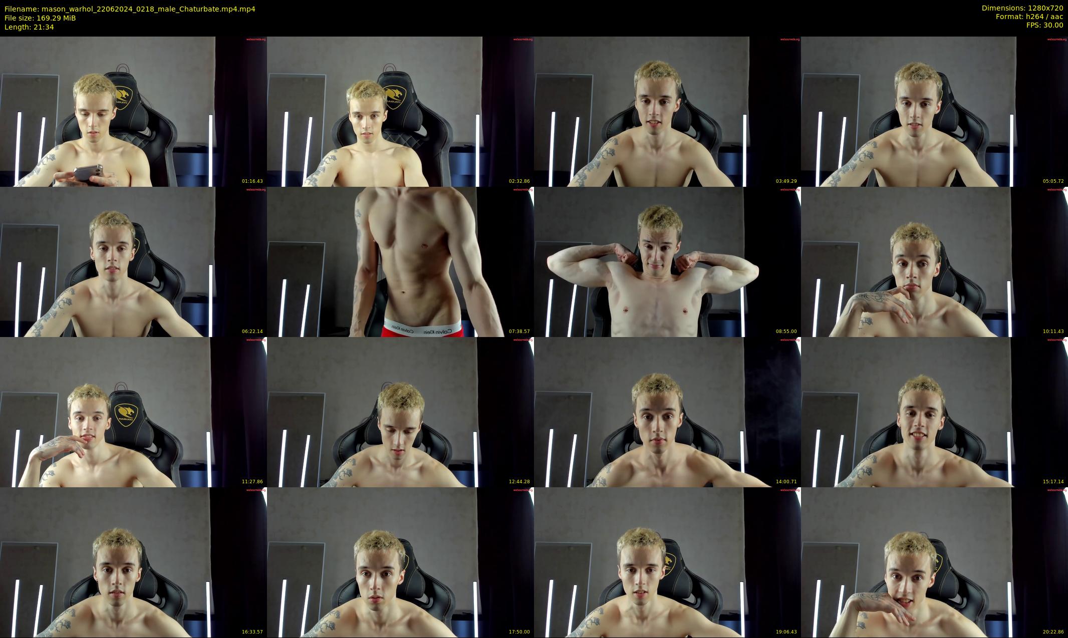 mason_warhol — 22 minute Chaturbate male cam show recording, 720p, Jun 22, 2024