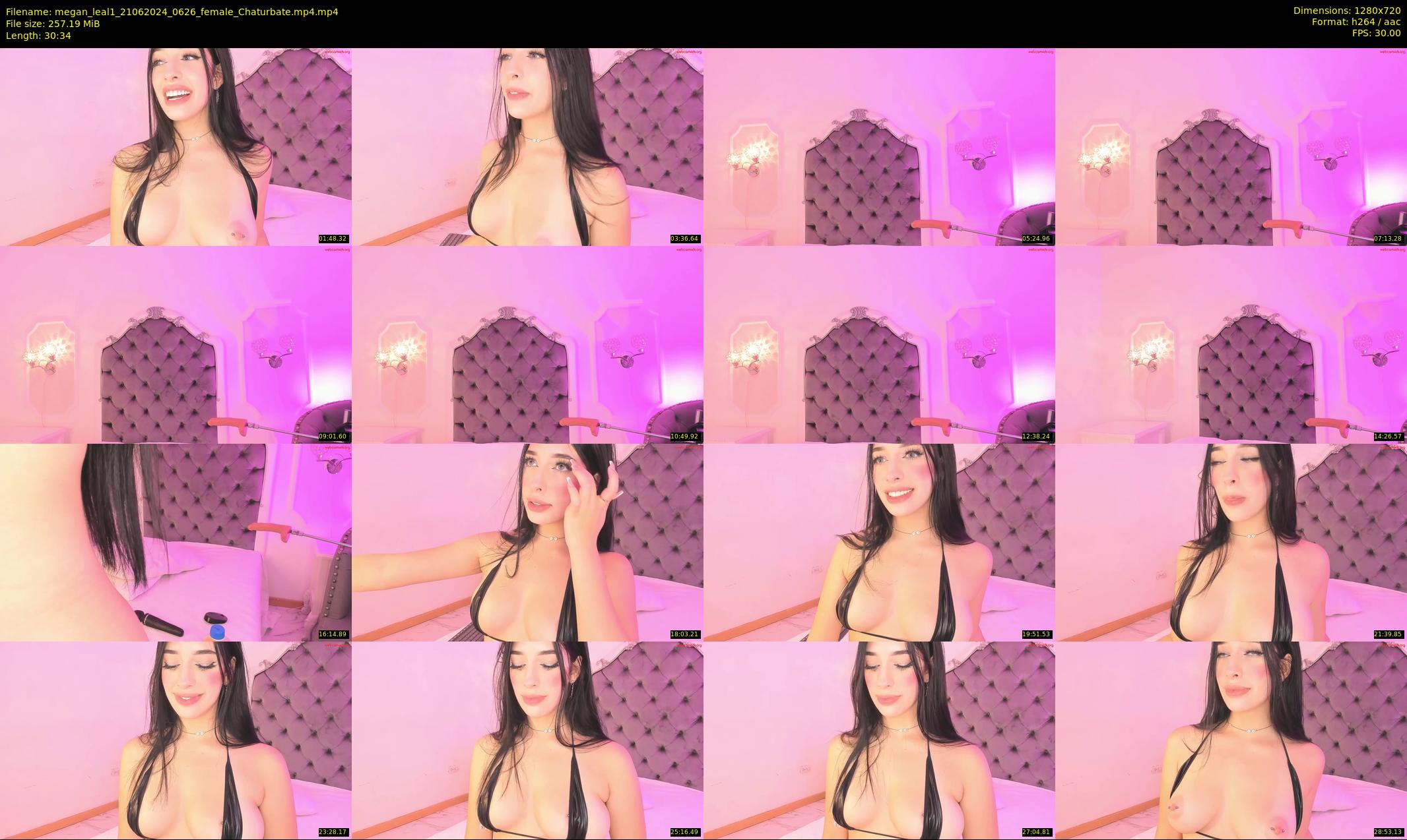 megan_leal1 — 31 minute Chaturbate female cam show recording, 720p, Jun 21, 2024