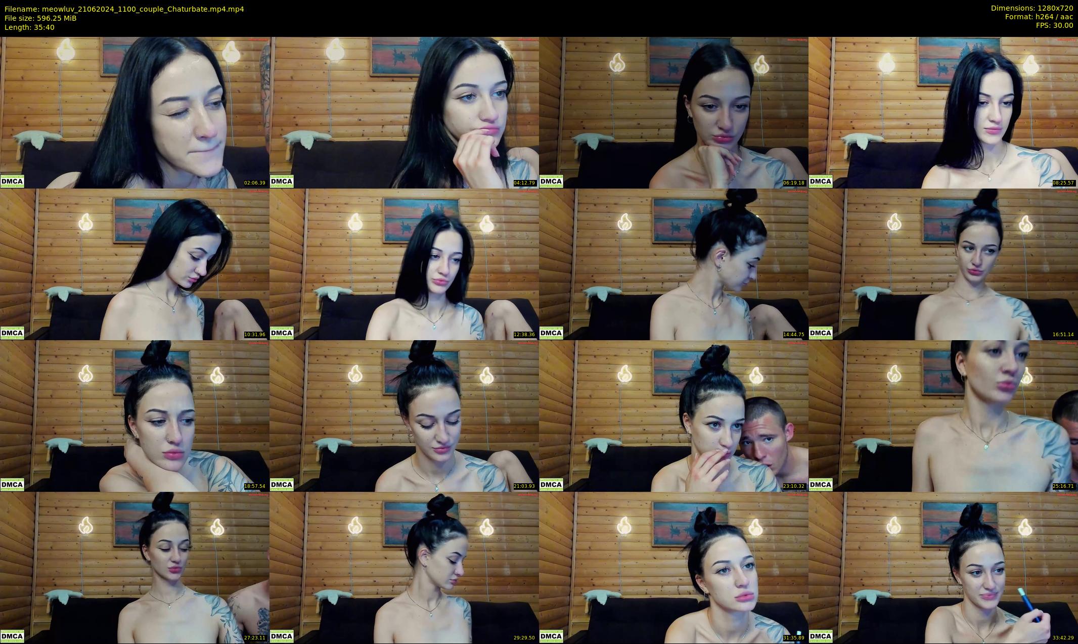 meowluv — 36 minute Chaturbate couple cam show recording, 720p, Jun 21, 2024