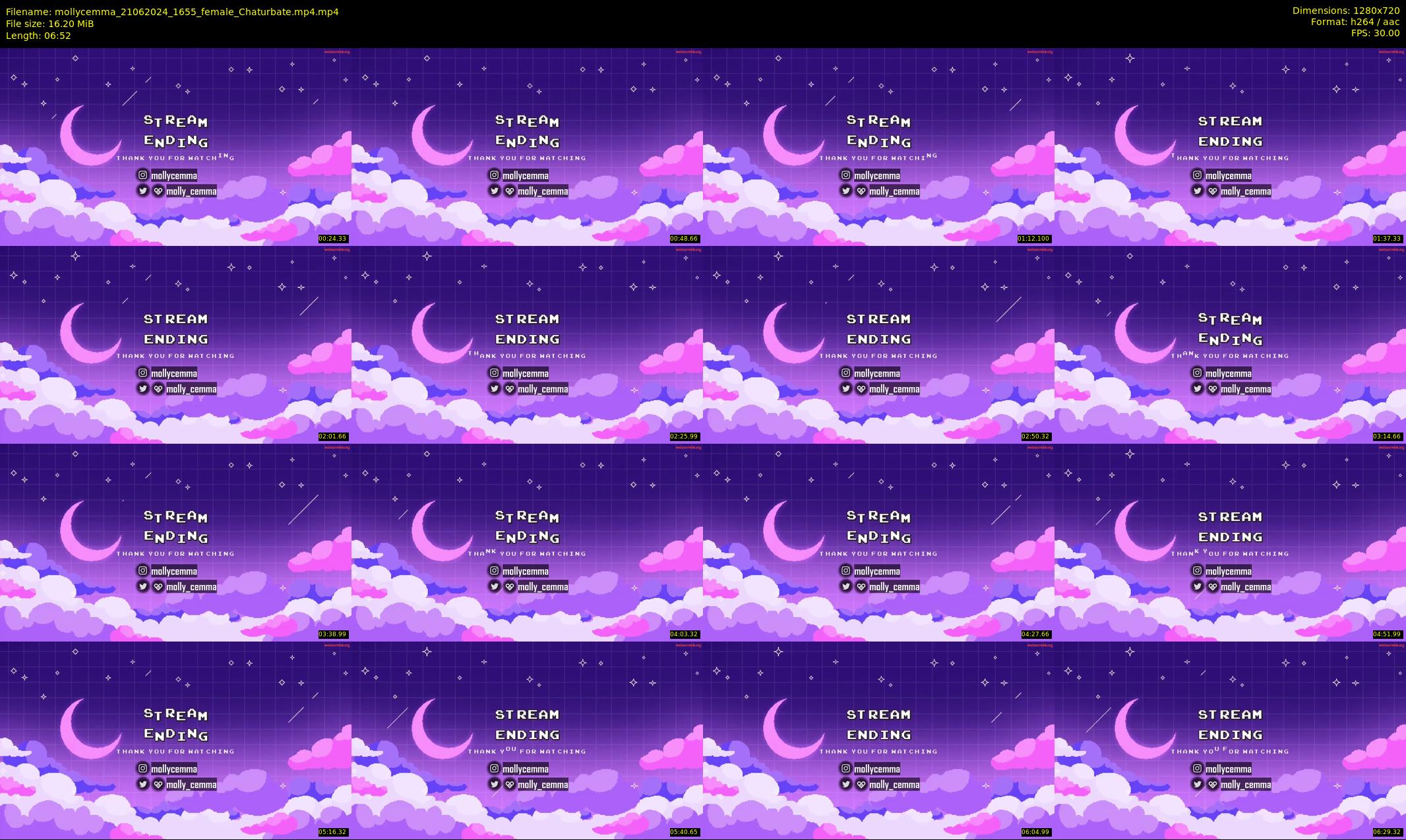 mollycemma — 7 minute Chaturbate female cam show recording, 720p, Jun 21, 2024