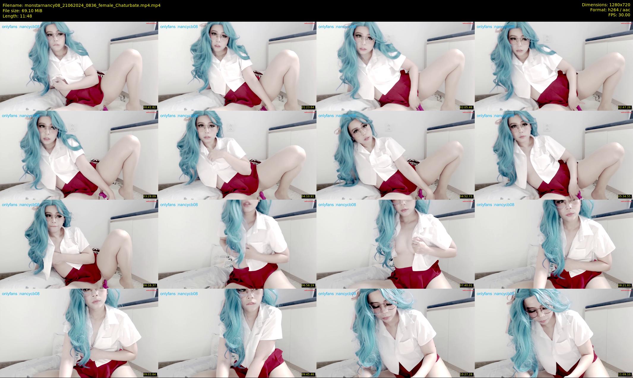 monstarnancy08 — 12 minute Chaturbate female cam show recording, 720p, Jun 21, 2024
