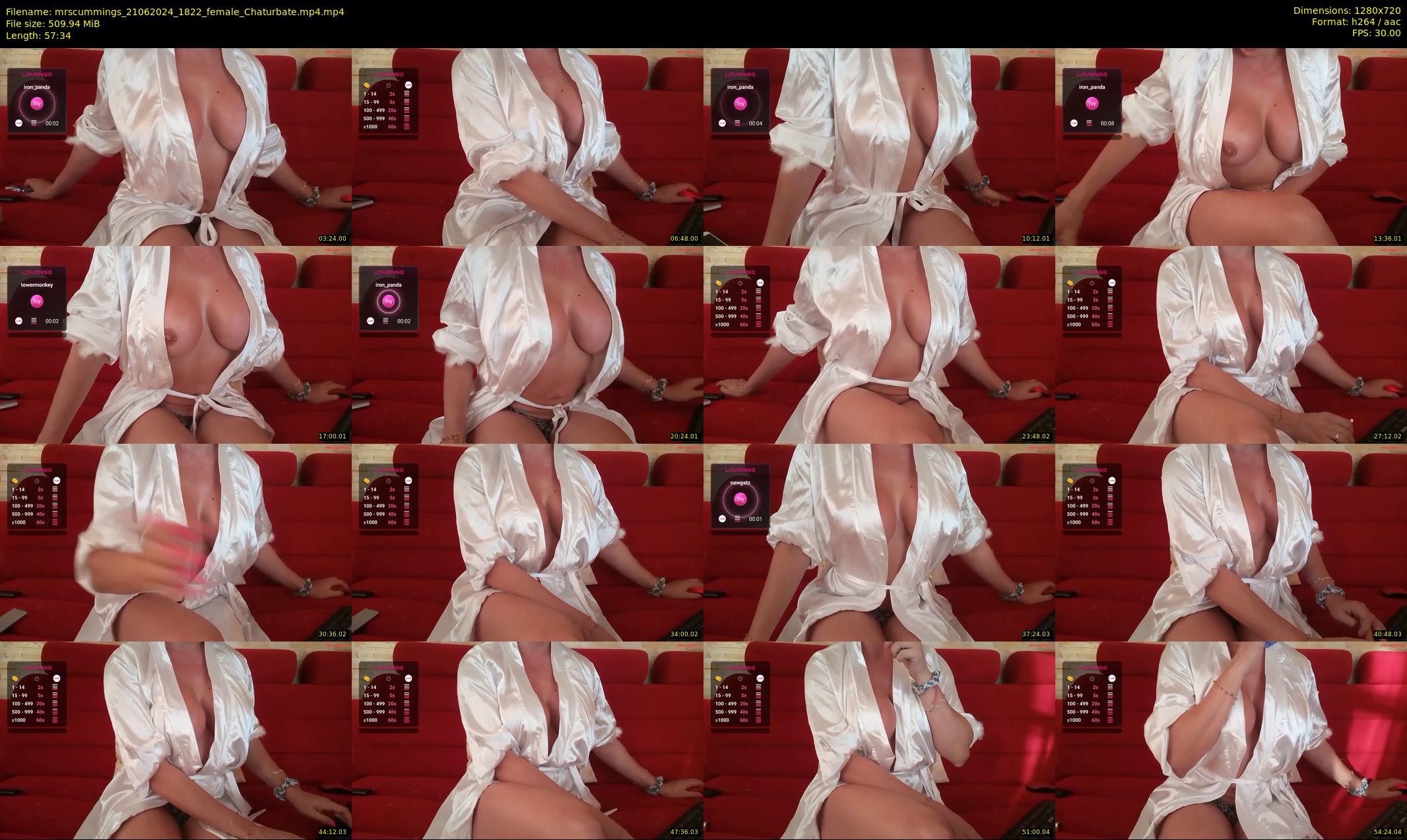 mrscummings — 58 minute Chaturbate female cam show recording, 720p, Jun 21, 2024