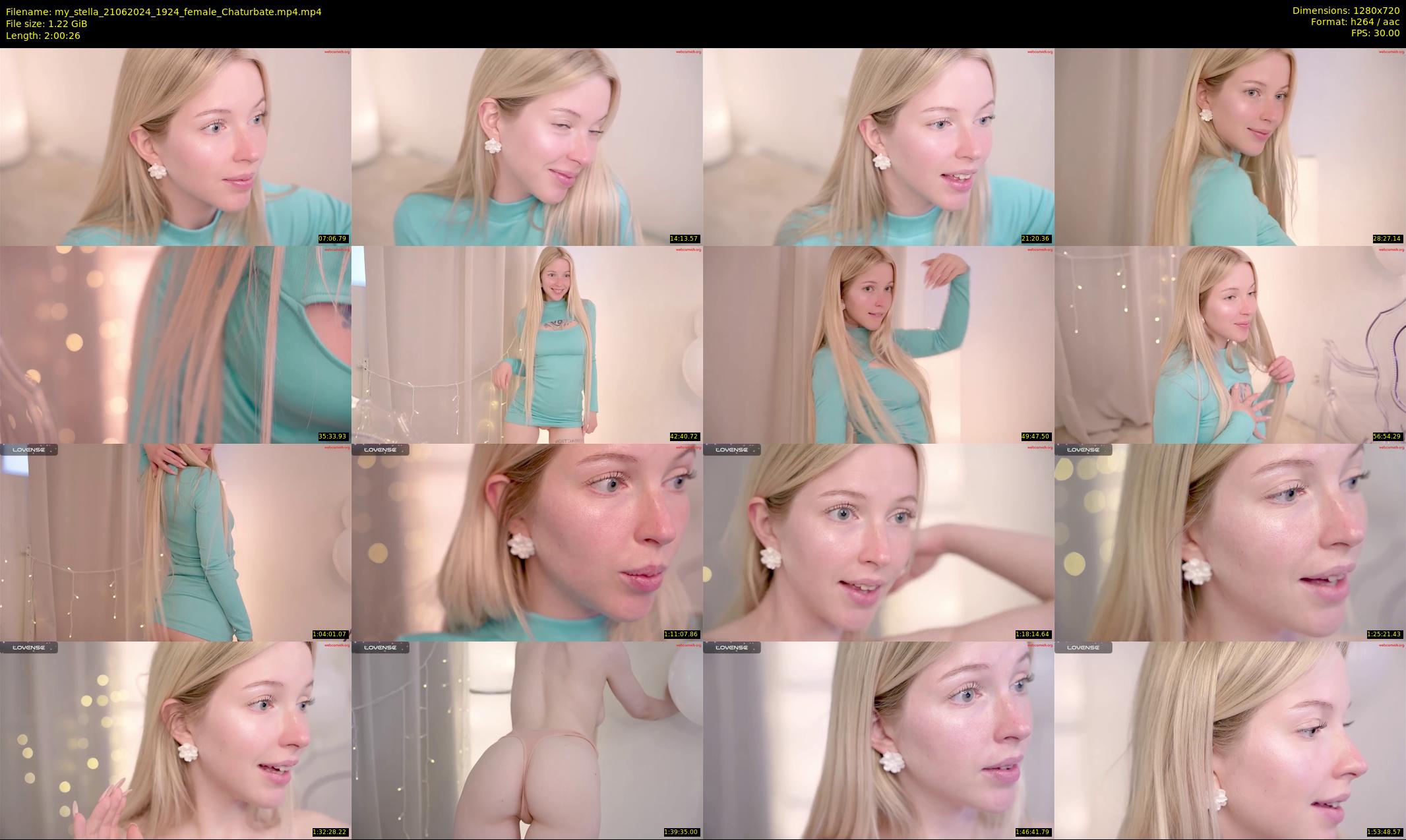 my_stella — 121 minute Chaturbate female cam show recording, 720p, Jun 21, 2024