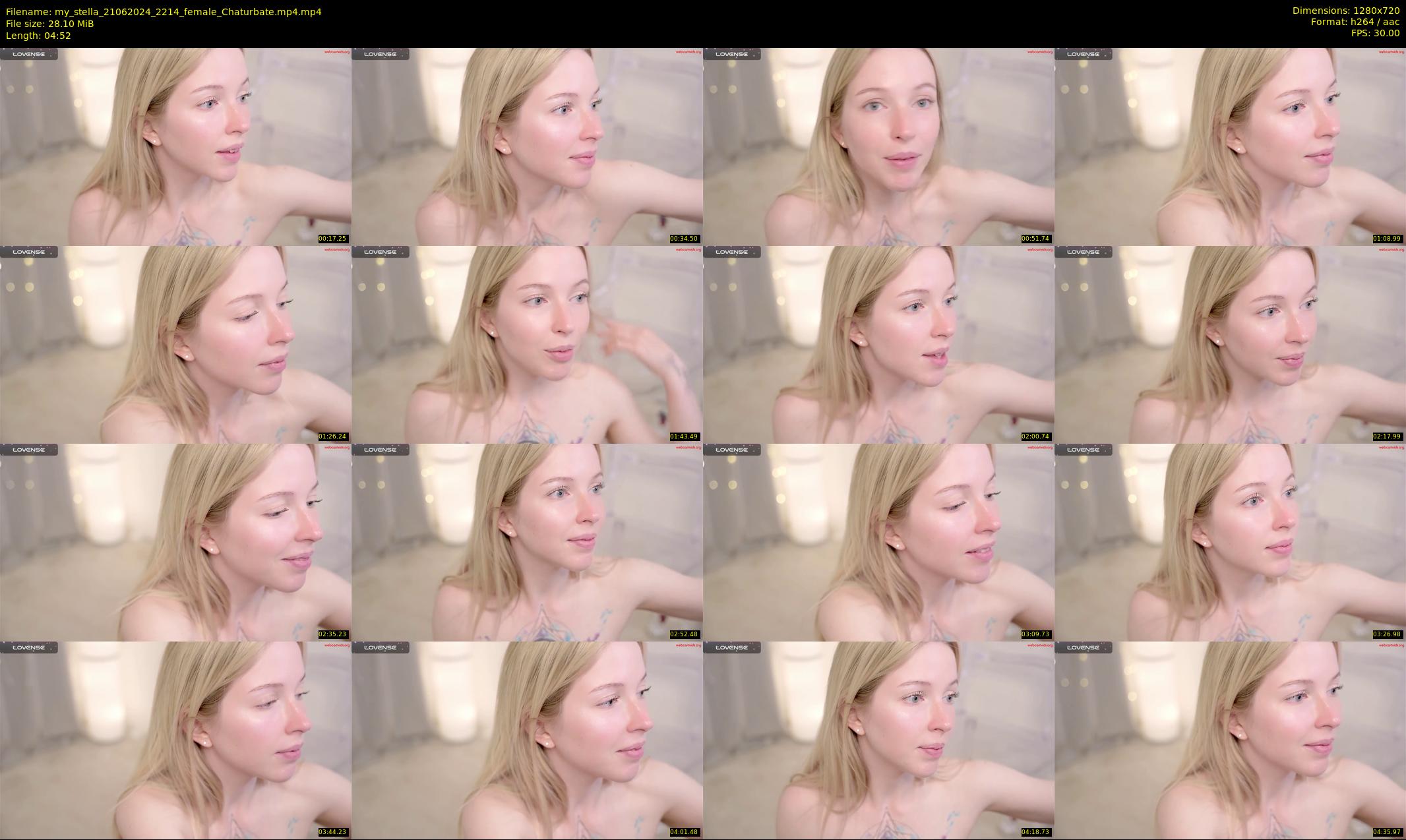 my_stella — 5 minute Chaturbate female cam show recording, 720p, Jun 21, 2024