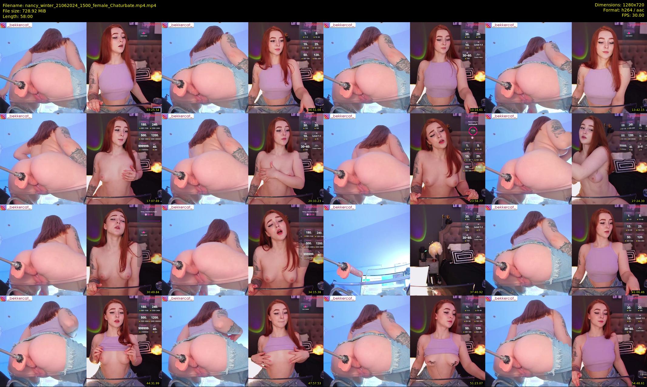 nancy_winter — 58 minute Chaturbate female cam show recording, 720p, Jun 21, 2024