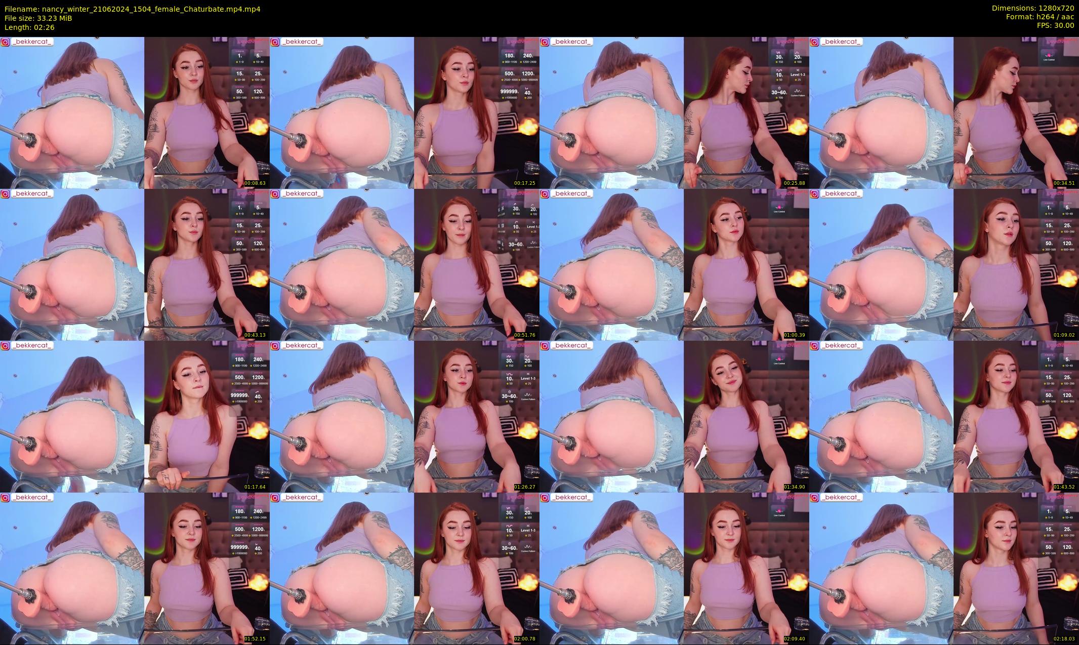 nancy_winter — 3 minute Chaturbate female cam show recording, 720p, Jun 21, 2024