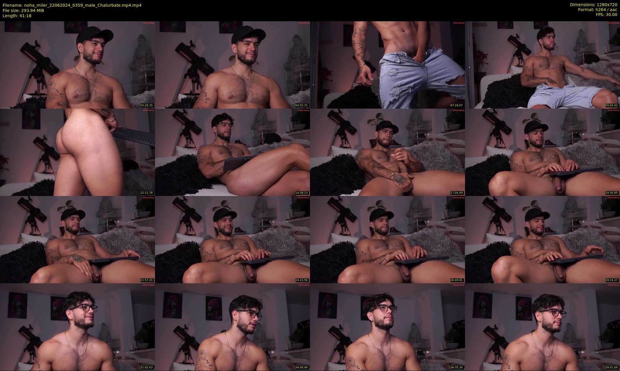 noha_miler — 42 minute Chaturbate male cam show recording, 720p, Jun 22, 2024