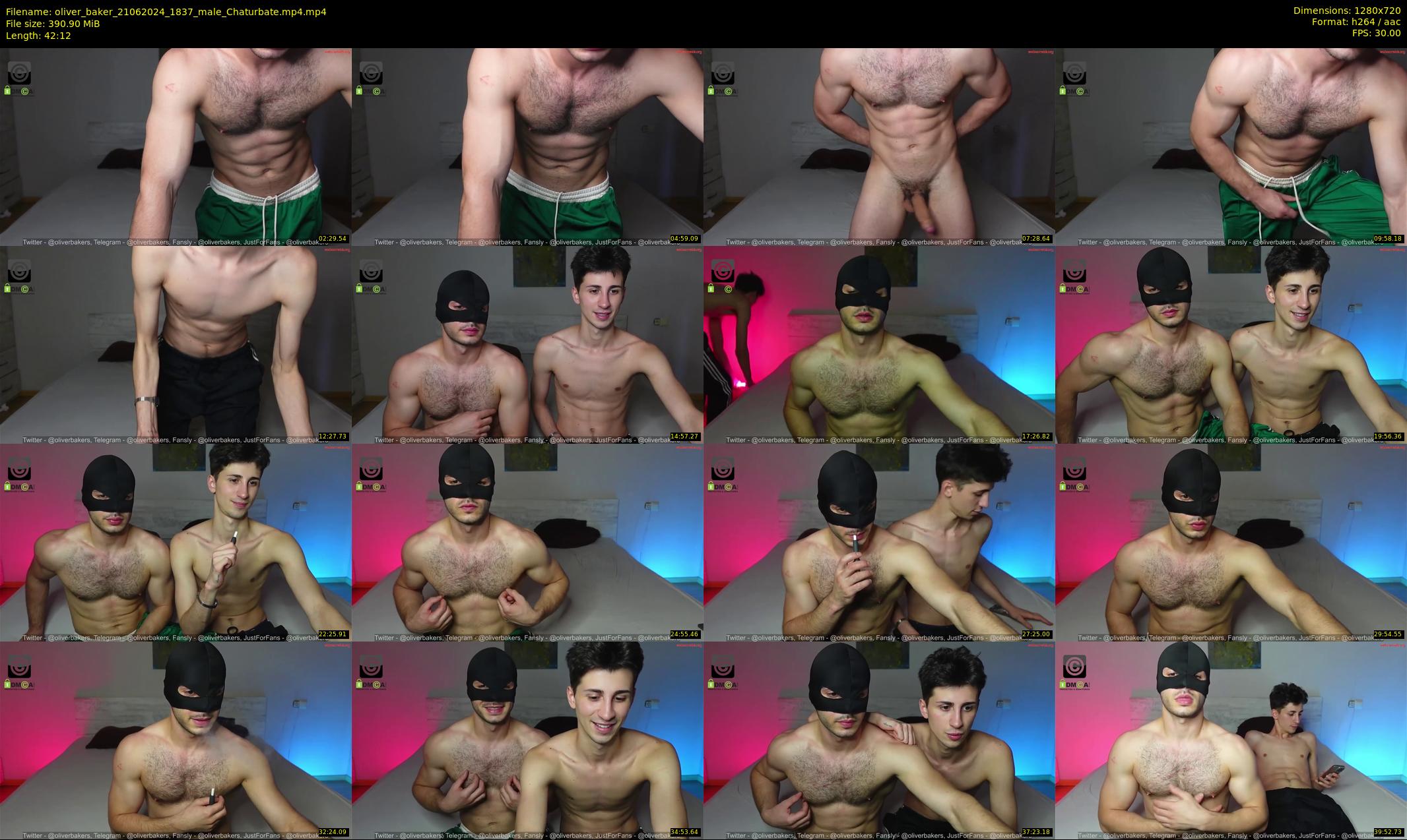 oliver_baker — 43 minute Chaturbate male cam show recording, 720p, Jun 21, 2024