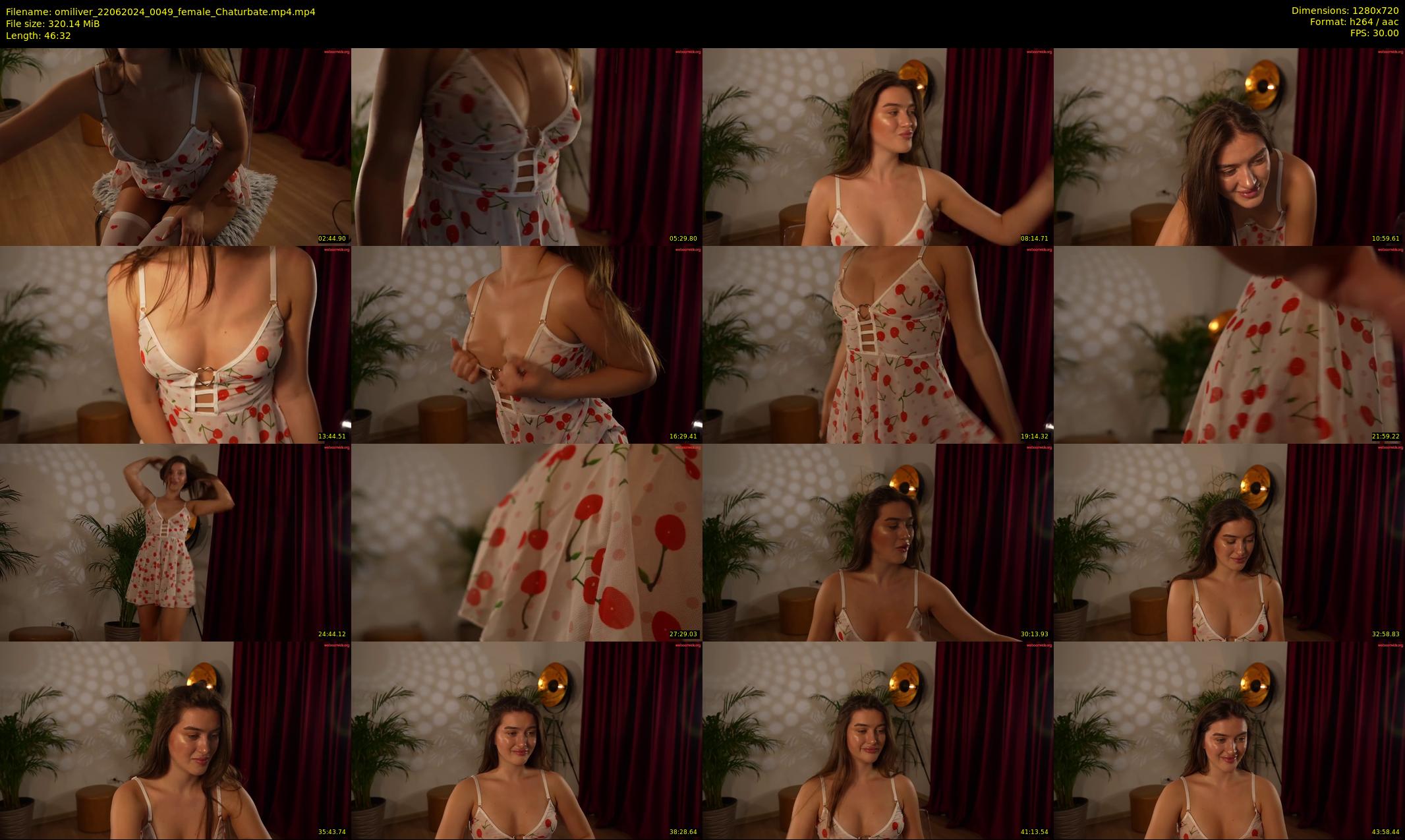 omiliver — 47 minute Chaturbate female cam show recording, 720p, Jun 22, 2024