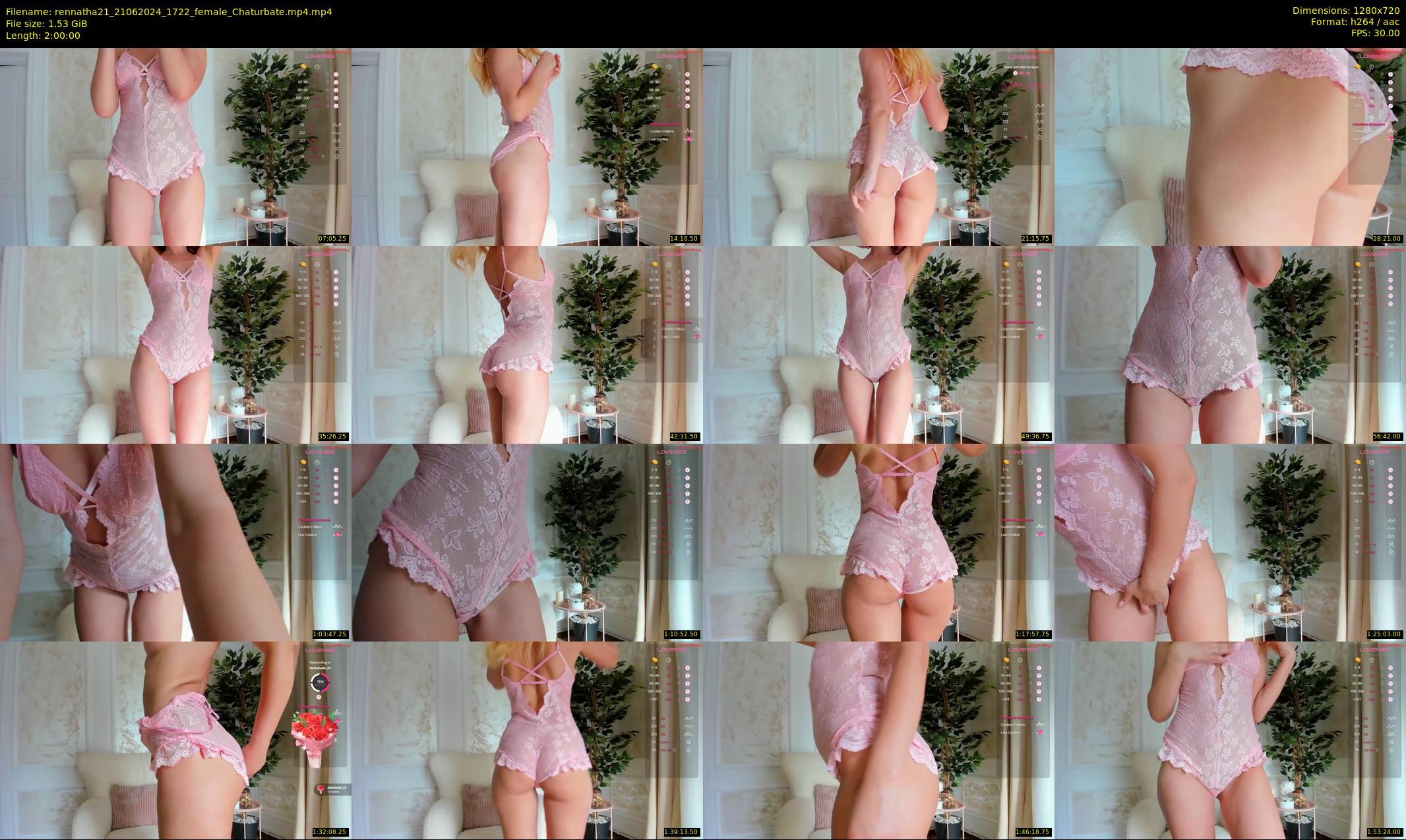 rennatha21 — 120 minute Chaturbate female cam show recording, 720p, Jun 21, 2024