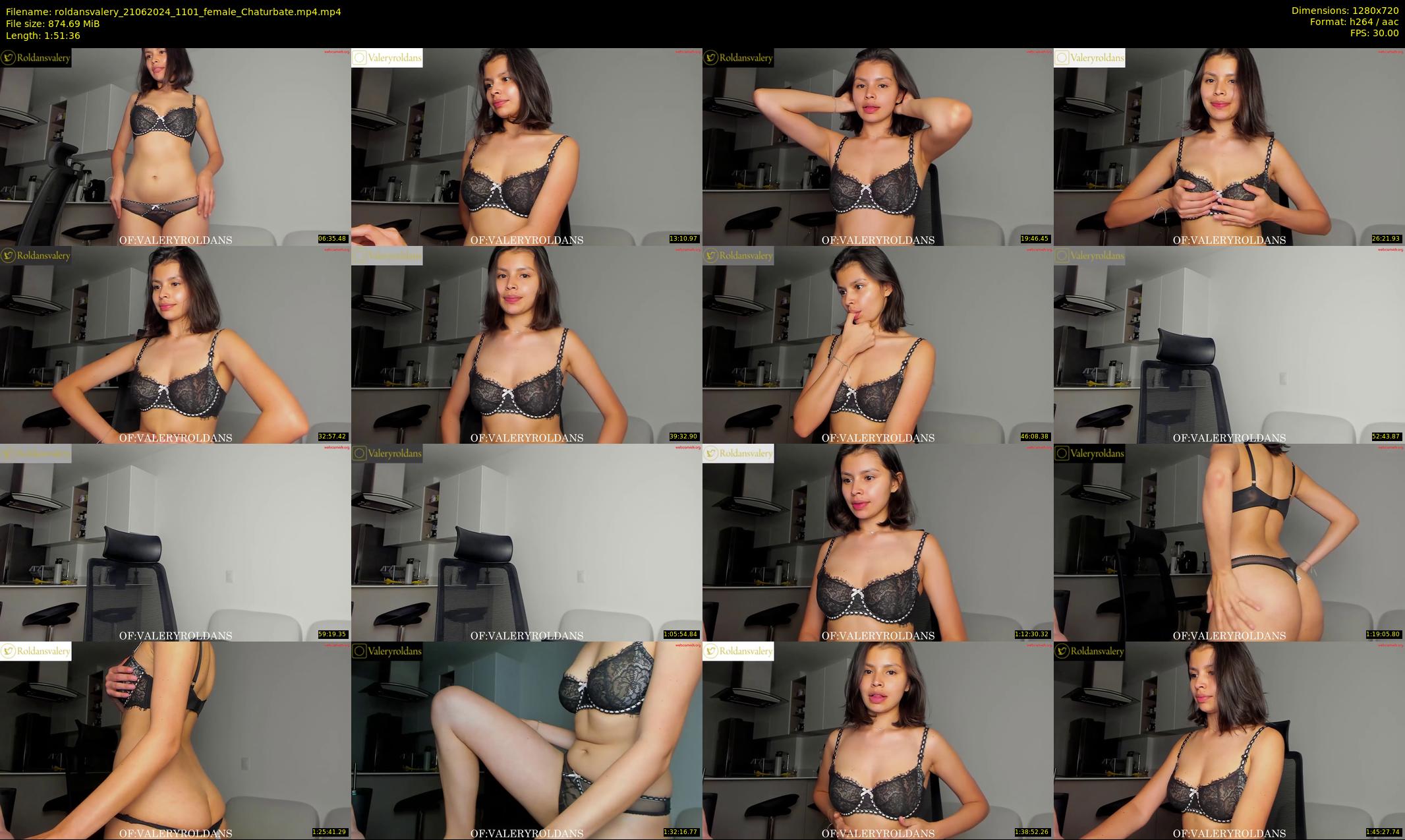 roldansvalery — 112 minute Chaturbate female cam show recording, 720p, Jun 21, 2024