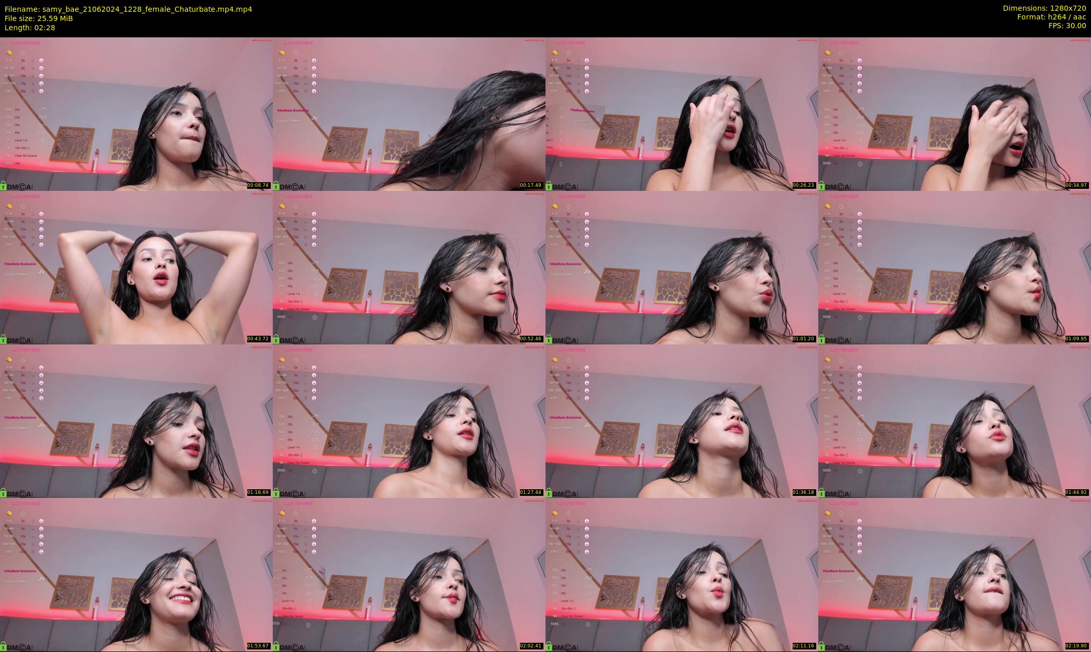 samy_bae — 3 minute Chaturbate female cam show recording, 720p, Jun 21, 2024