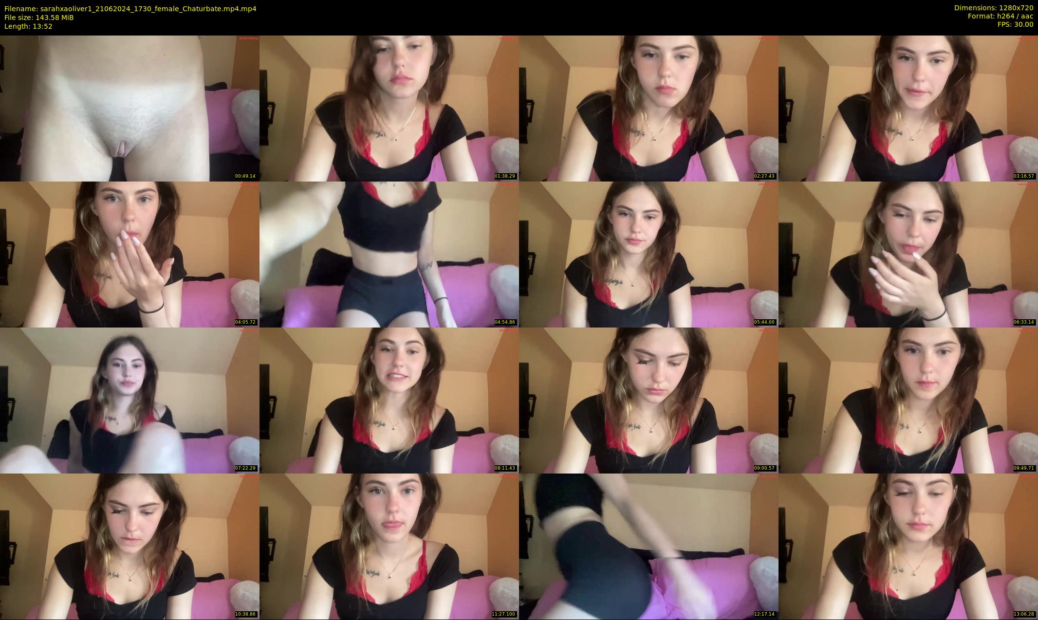sarahxaoliver1 — 14 minute Chaturbate couple cam show recording, 720p, Jun 21, 2024